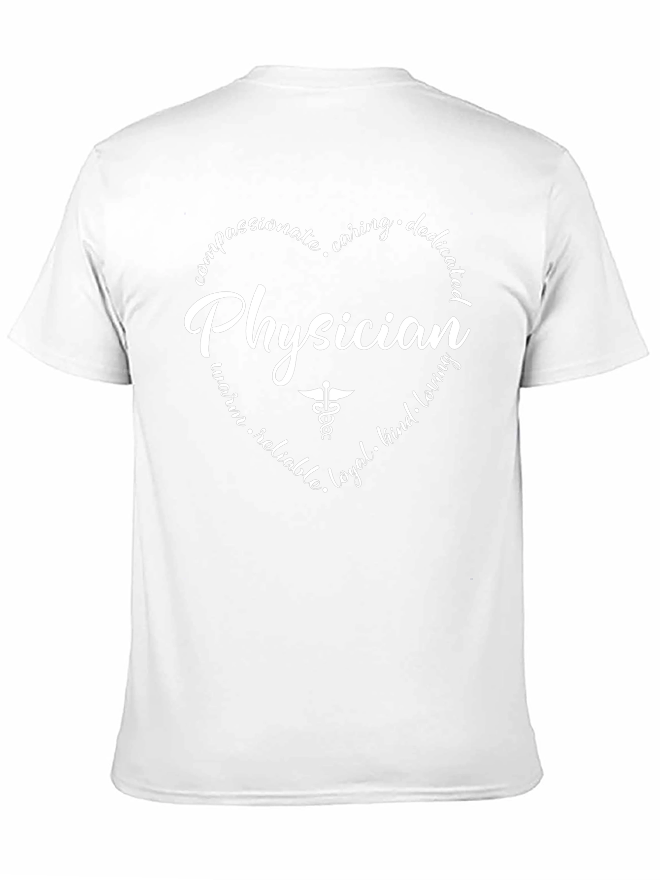 Physician Heart Graphic T-Shirt - Medical Doctor Gift