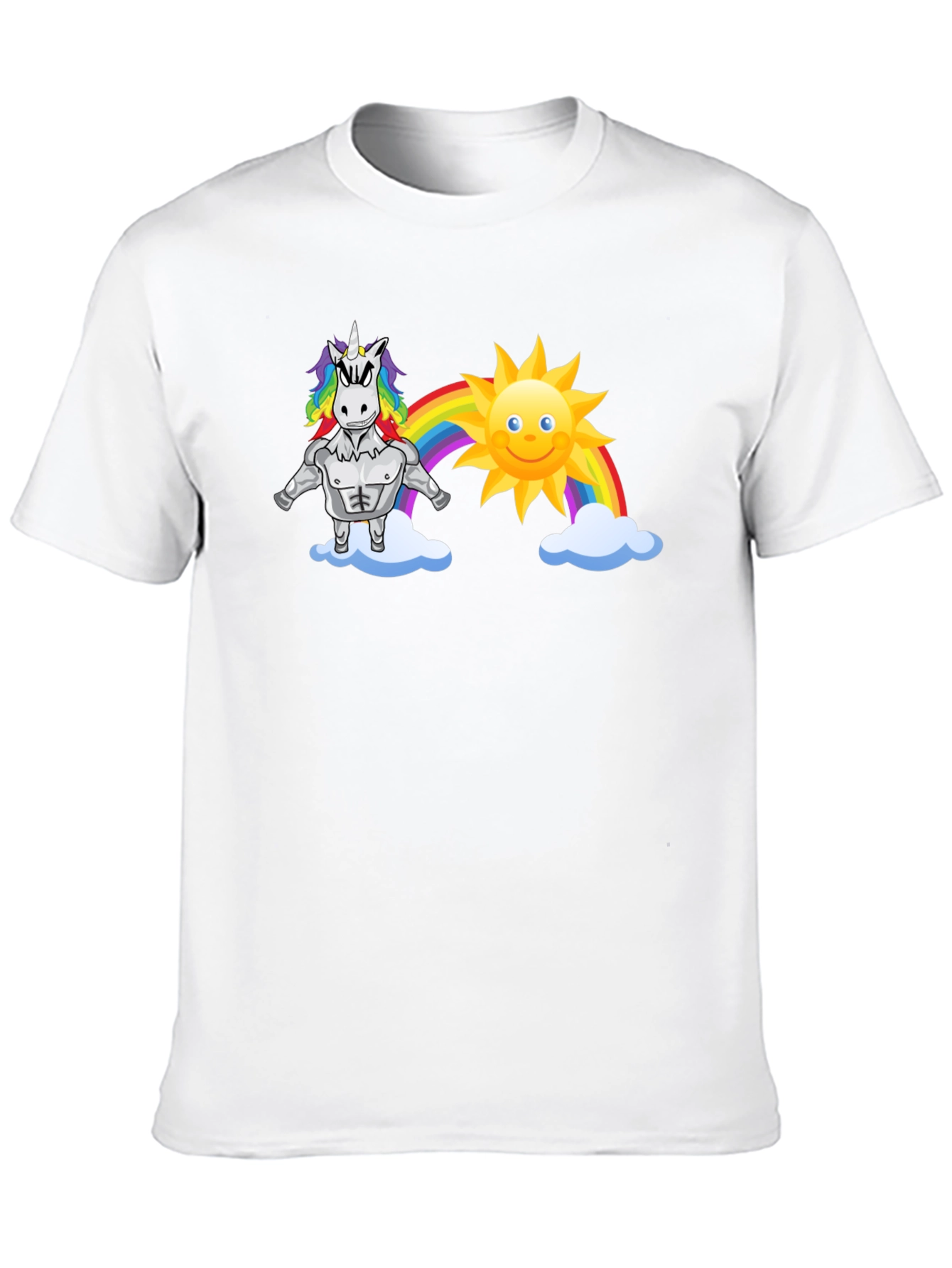 Unicorn Rainbow Muscle T-Shirt