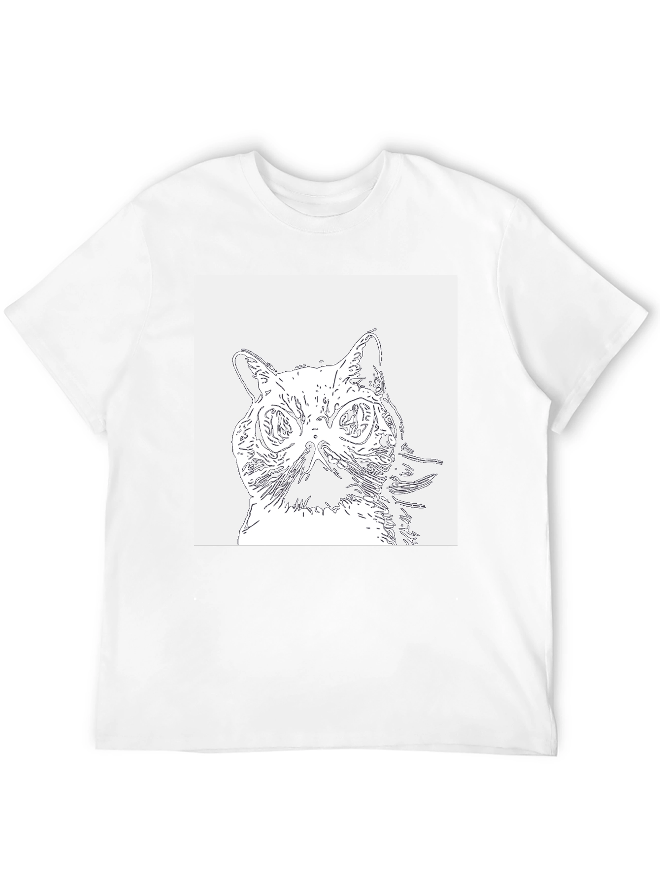 Cool Cat Graphic T-Shirt - Black