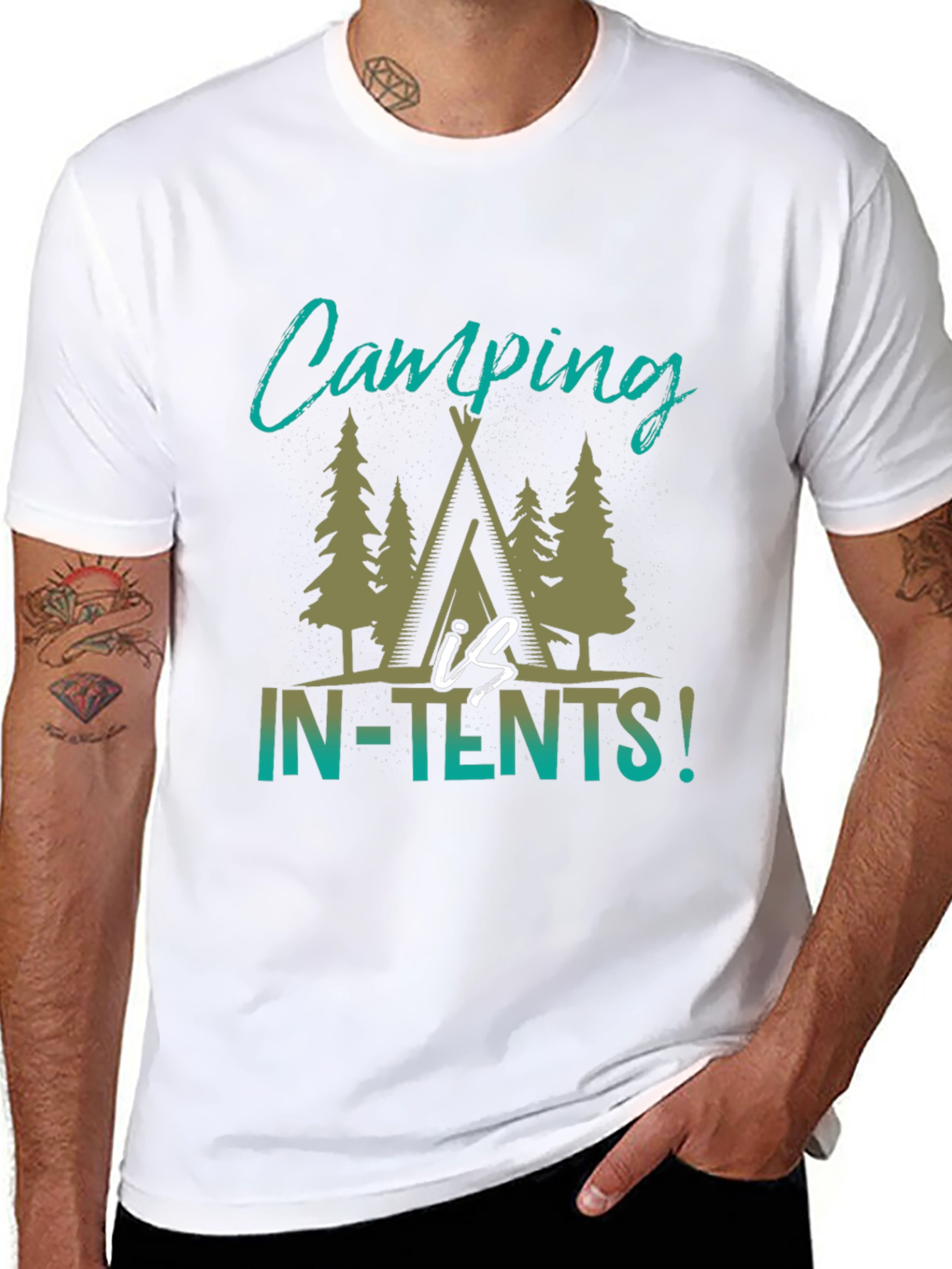 Camping Is In-Tents T-Shirt