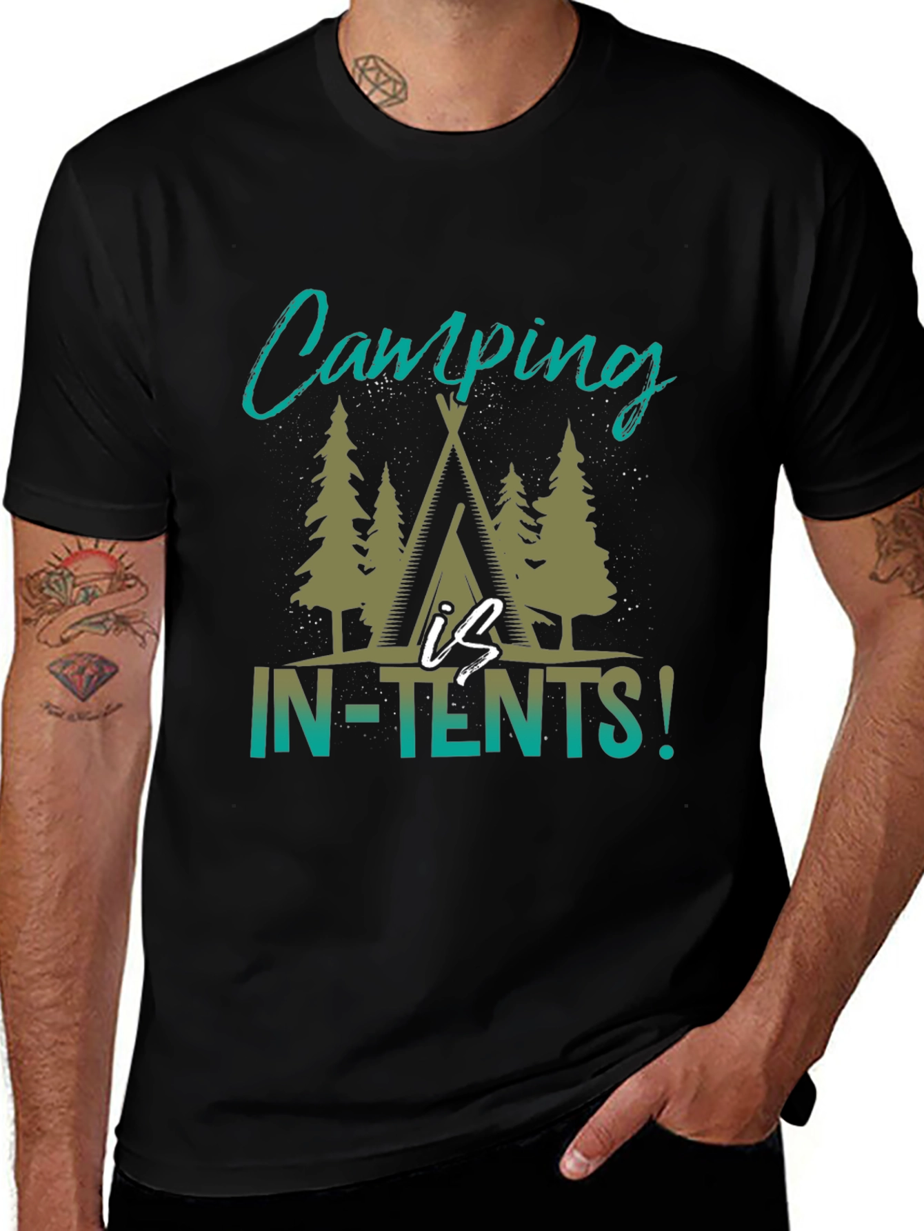 Camping Is In-Tents T-Shirt