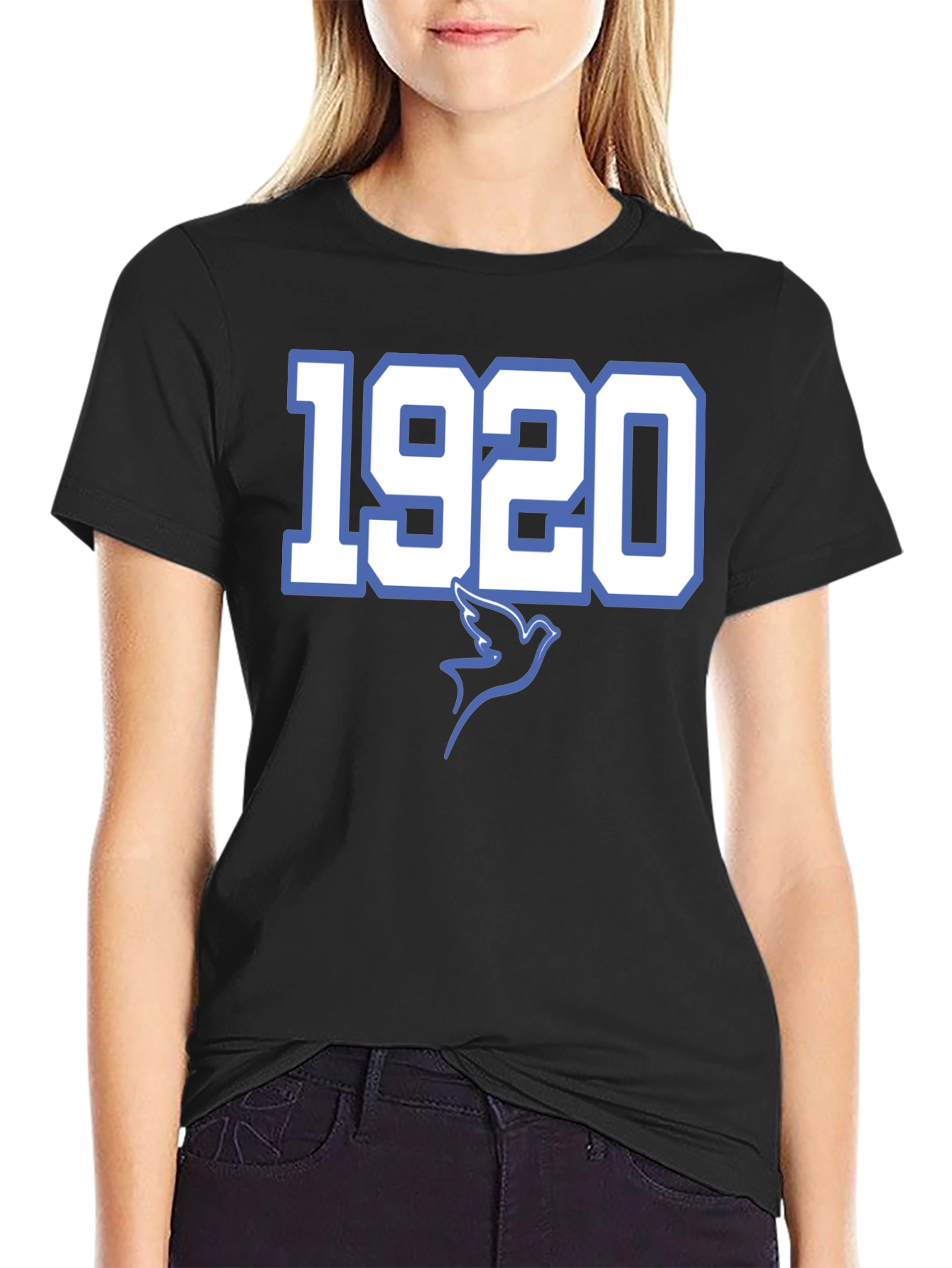 1920 Dove Graphic T-Shirt - Classic Style