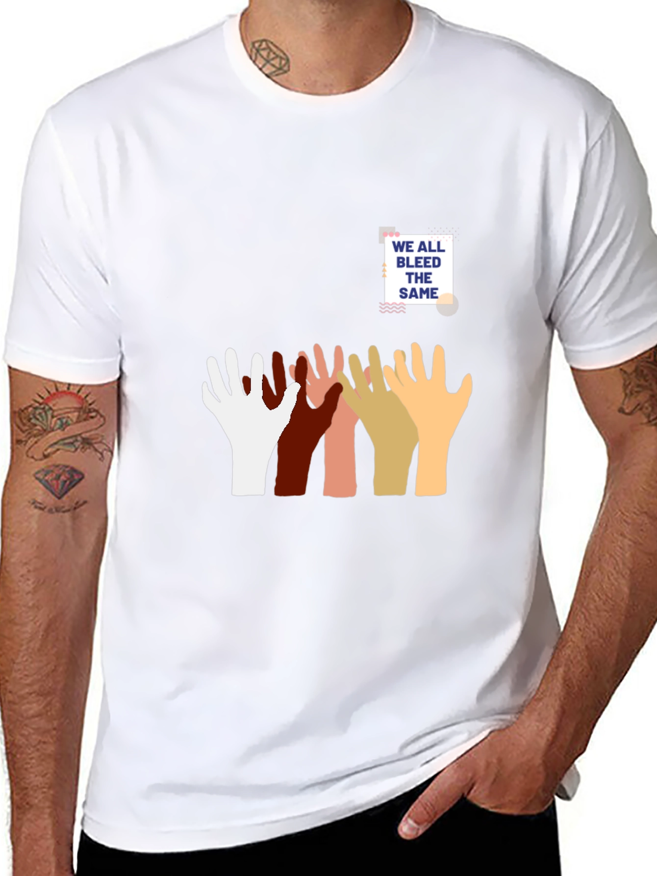 Unity T-Shirt - We All Bleed The Same