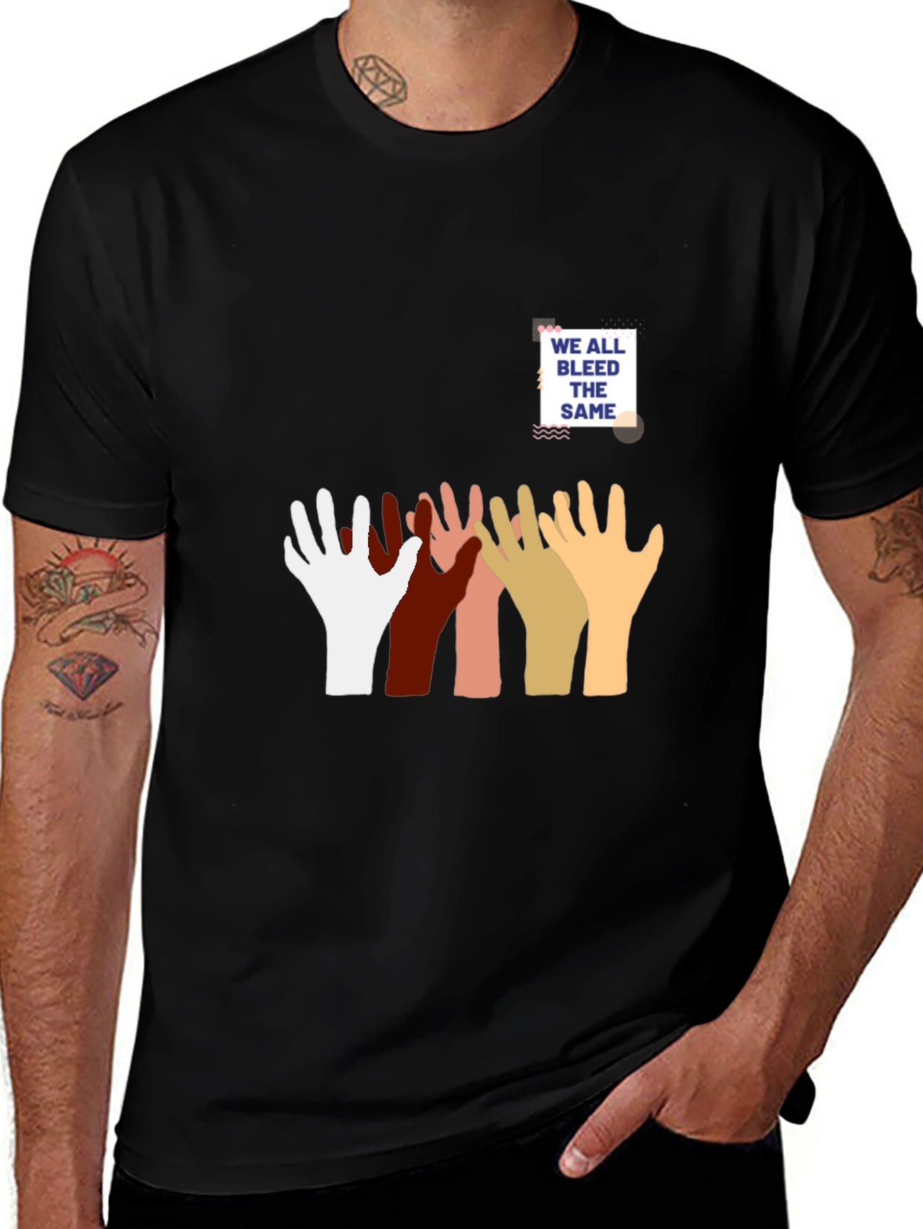 Unity T-Shirt - We All Bleed The Same