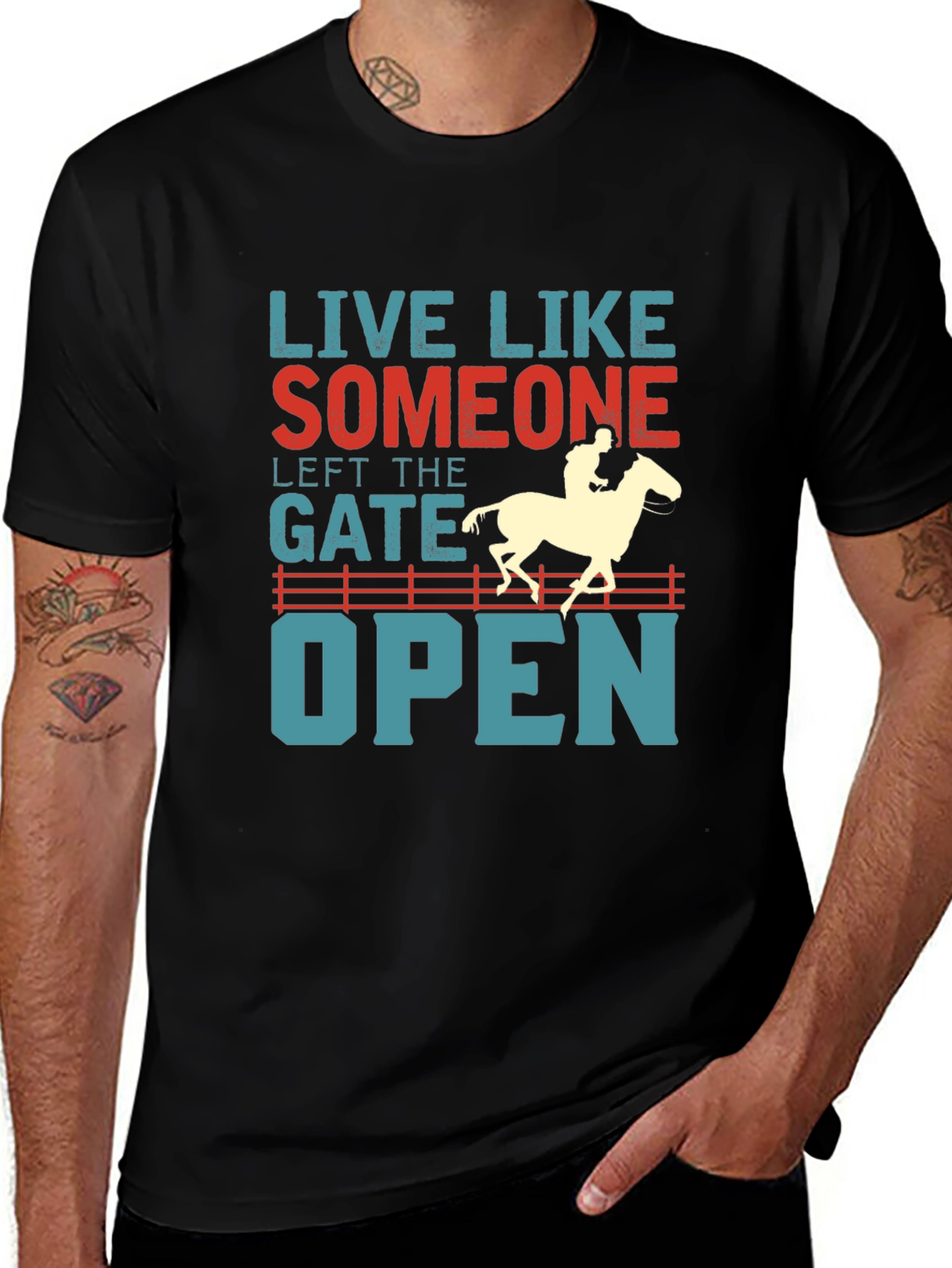 Live Like Someone Left the Gate Open T-Shirt