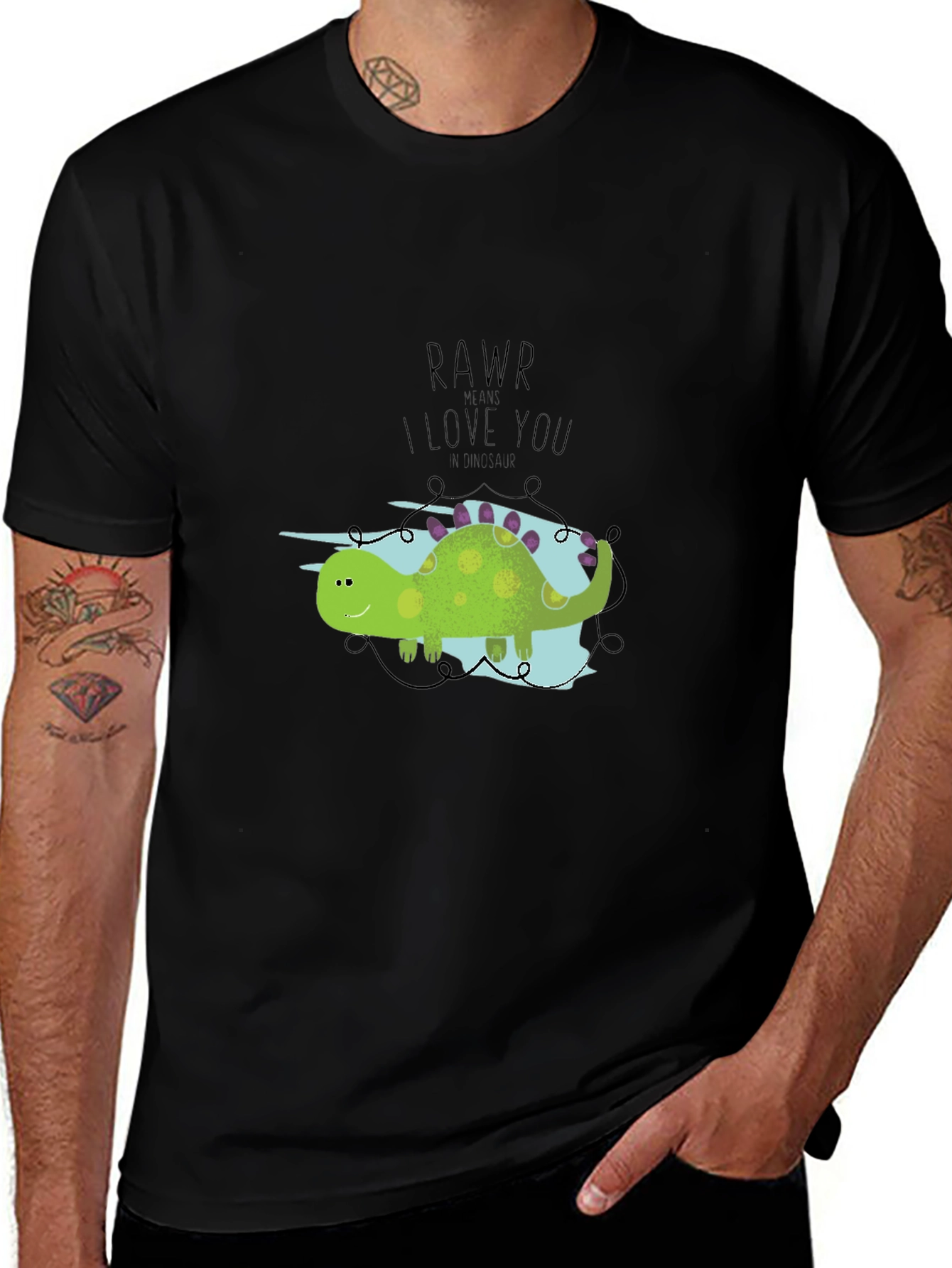 Rawr I Love You T-Shirt - Dinosaur Tee