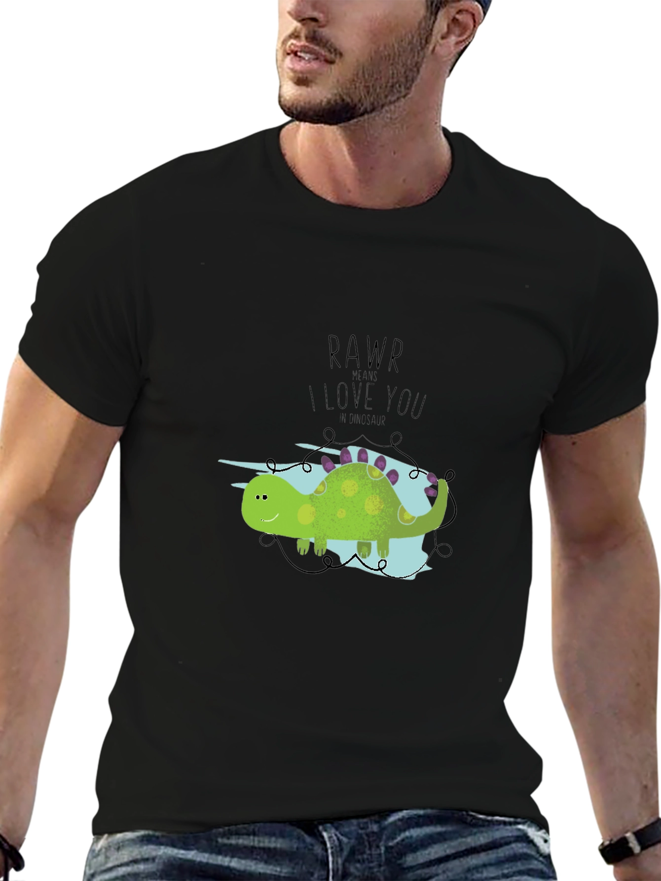 Rawr I Love You T-Shirt - Dinosaur Tee