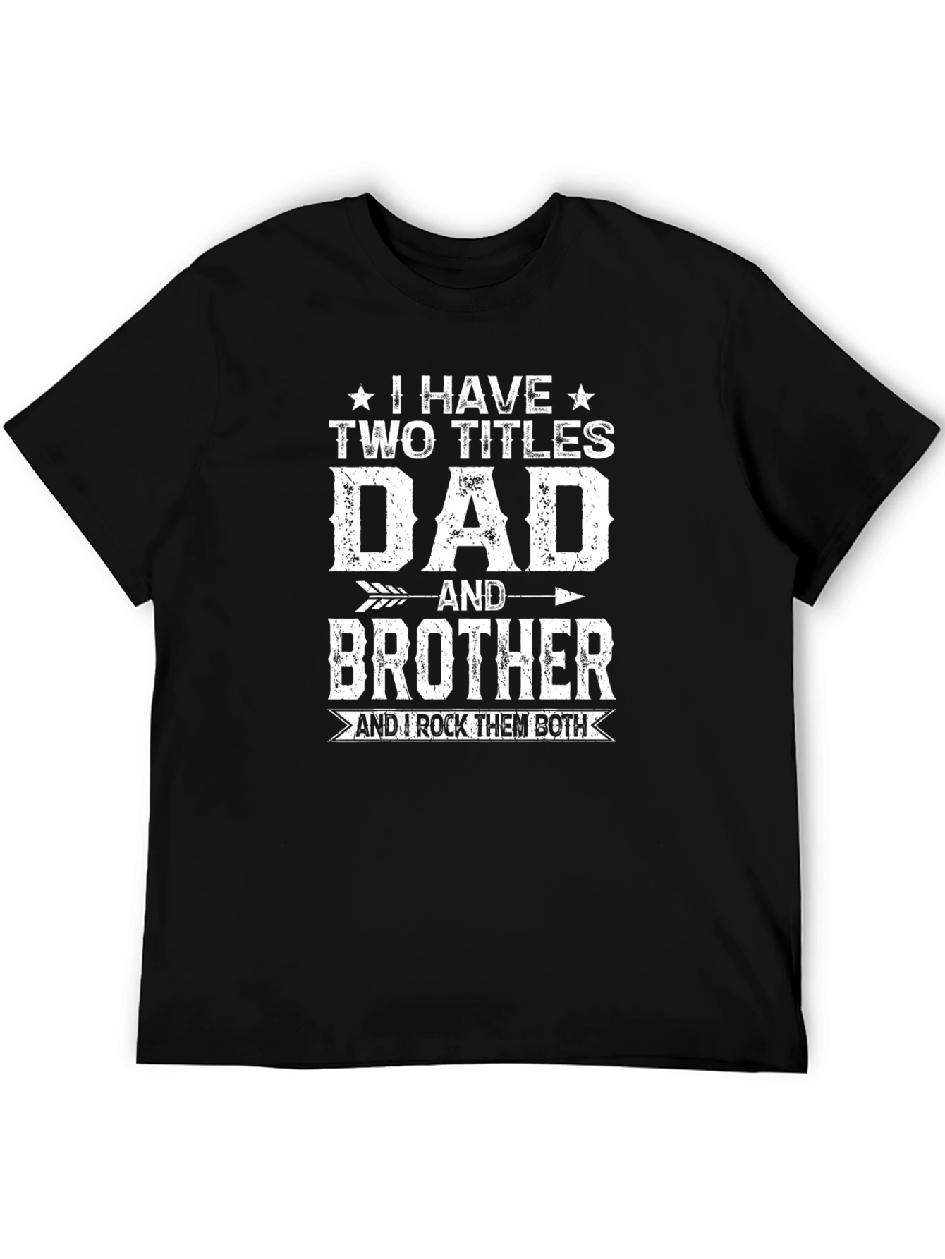 Dad and Brother T-Shirt - Two Titles