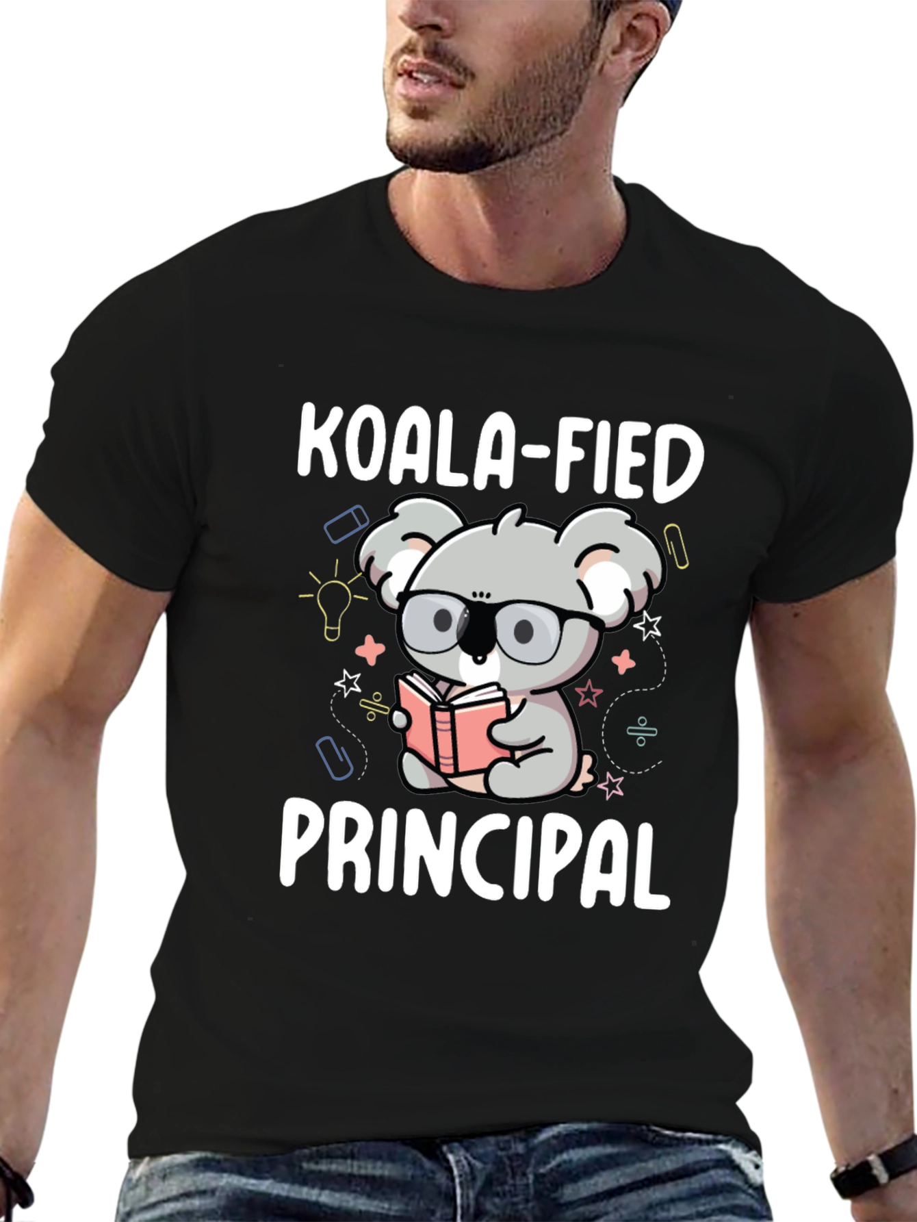 Koala-fied Principal Graphic T-Shirt