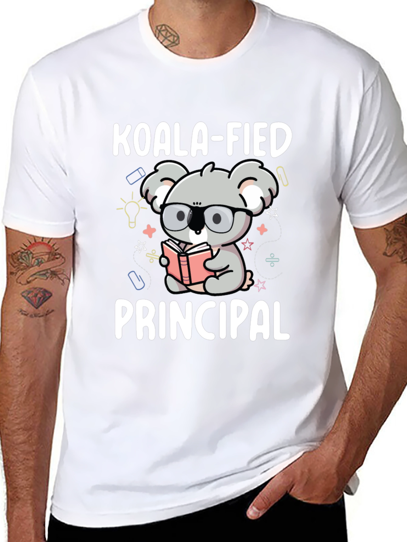 Koala-fied Principal Graphic T-Shirt