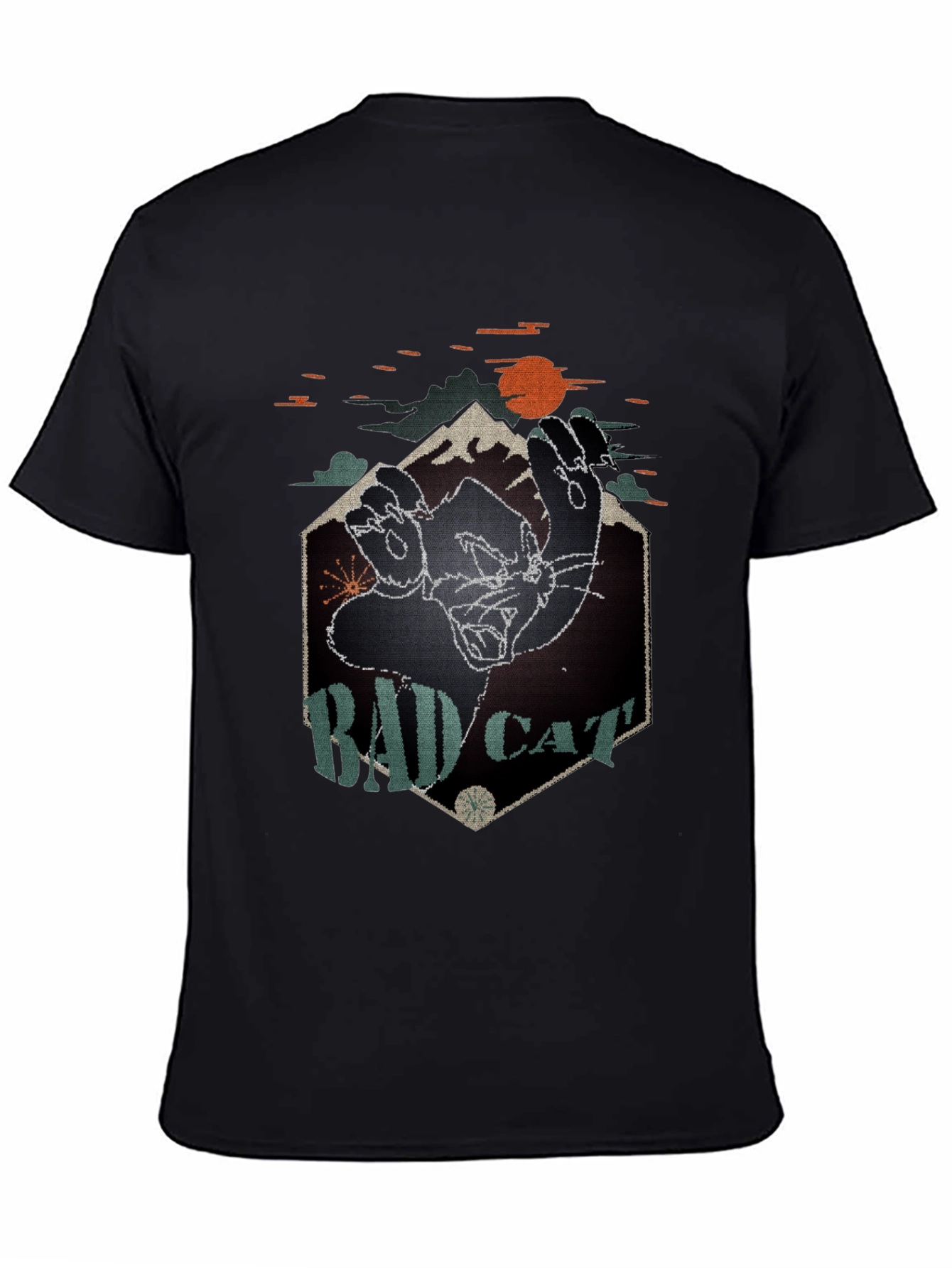 Bad Cat Graphic T-Shirt