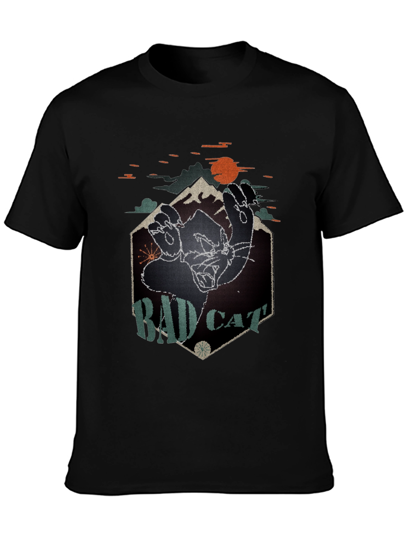 Bad Cat Graphic T-Shirt