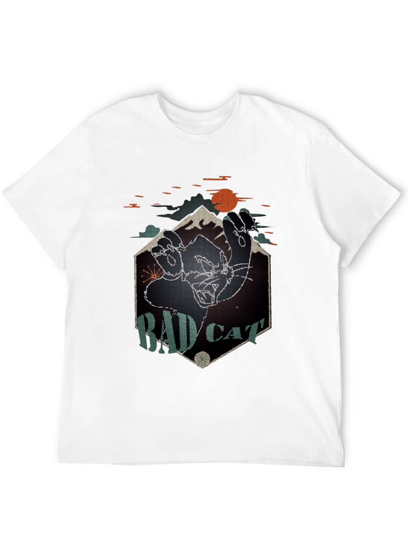 Bad Cat Graphic T-Shirt