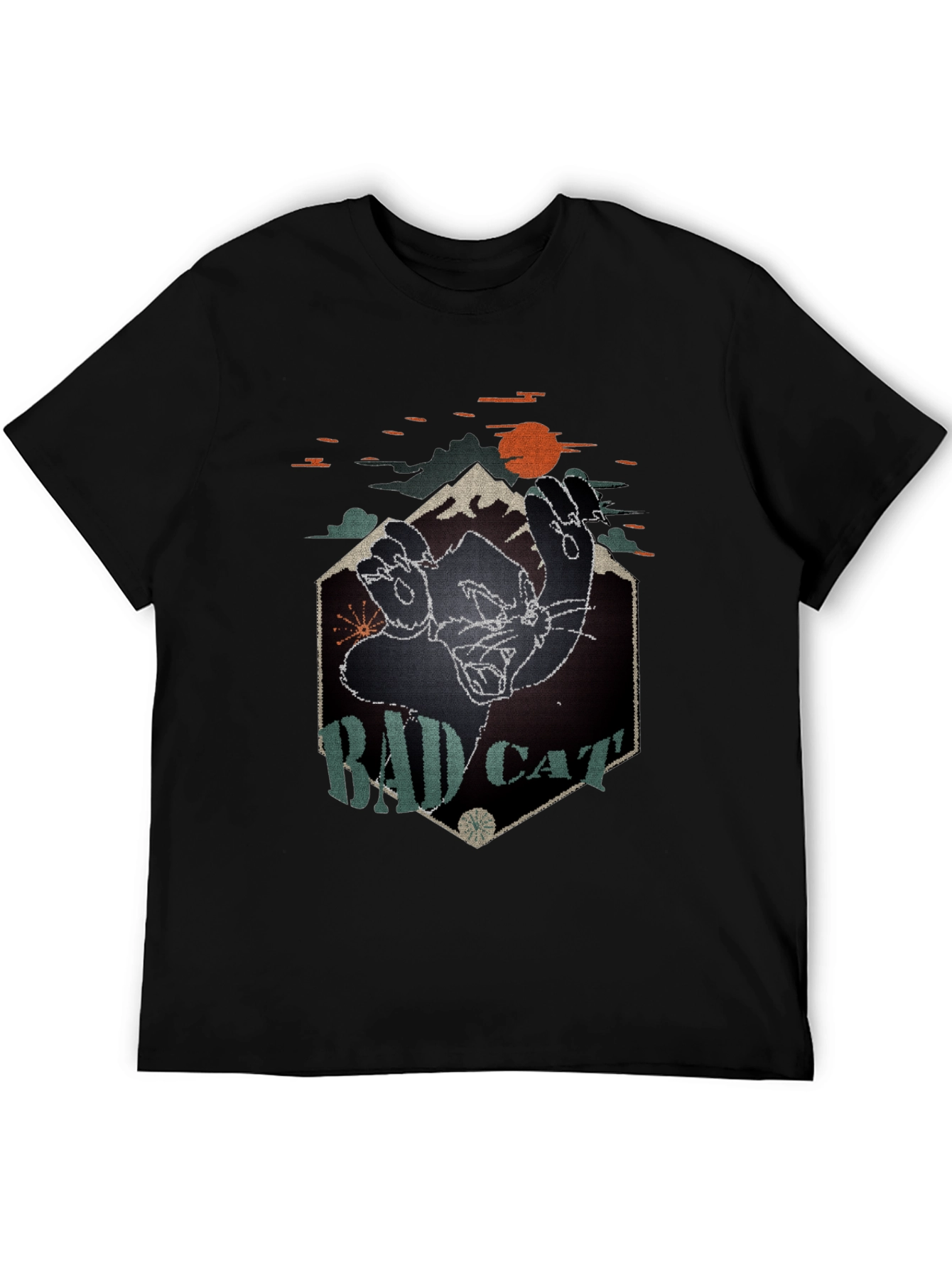 Bad Cat Graphic T-Shirt