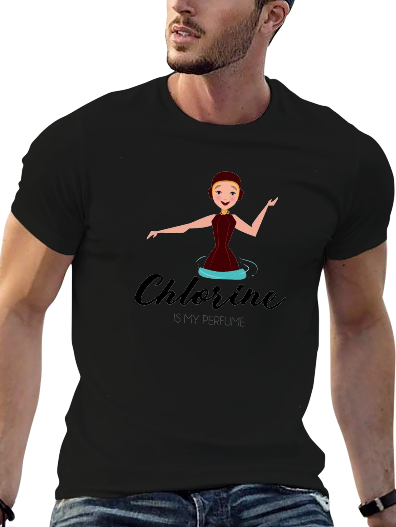 Chlorine Perfume Swimmer T-Shirt