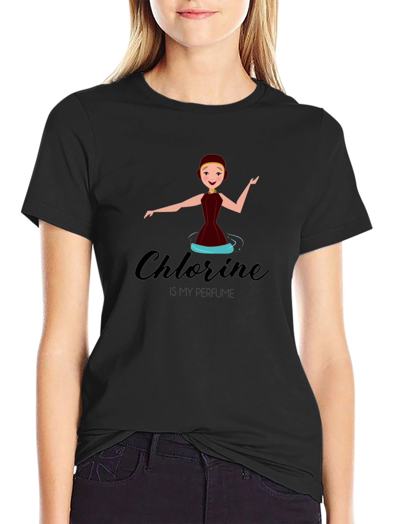 Chlorine Perfume Swimmer T-Shirt