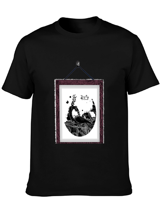 Framed Graphic T-Shirt - Black
