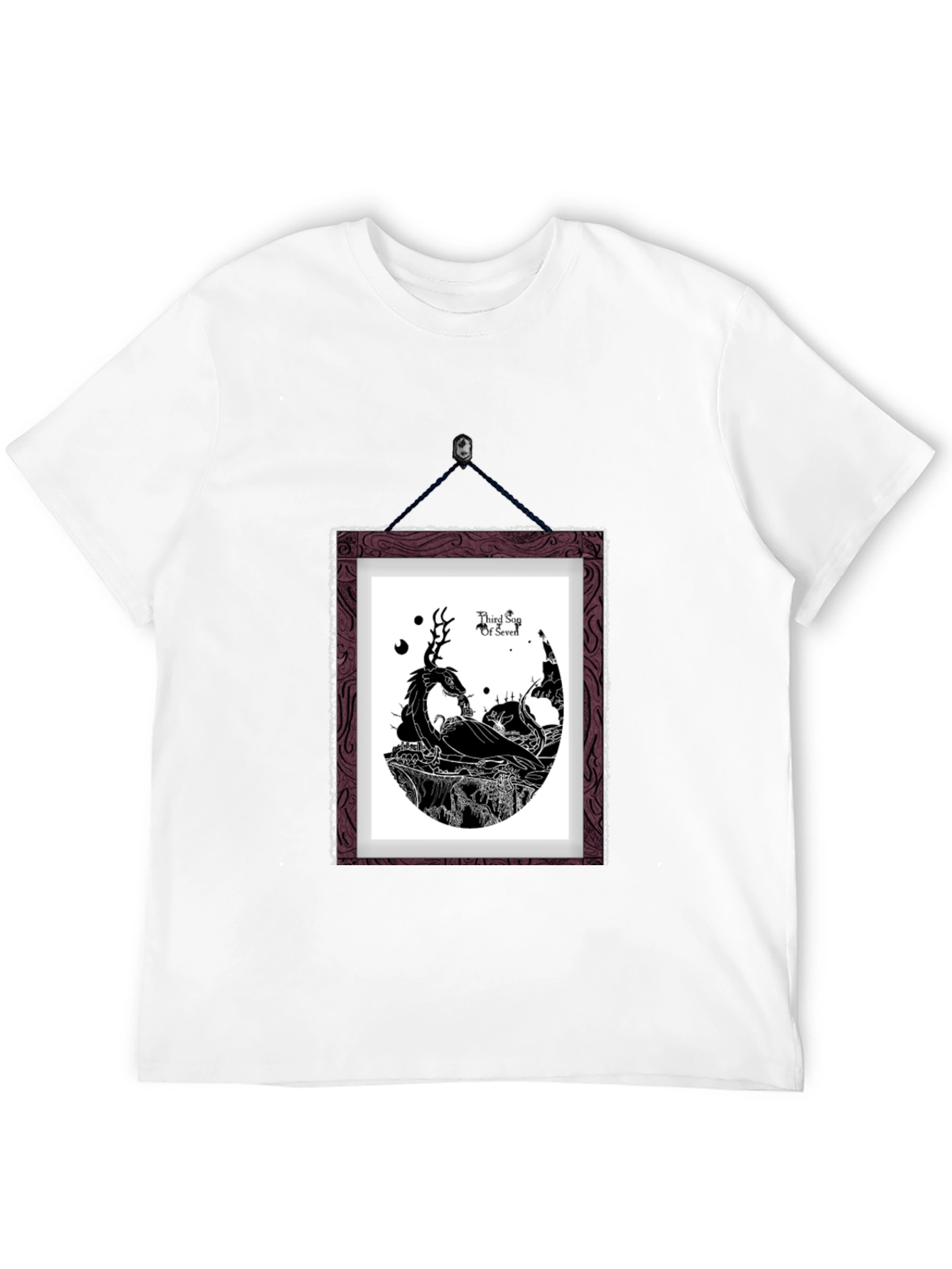 Framed Graphic T-Shirt - Black