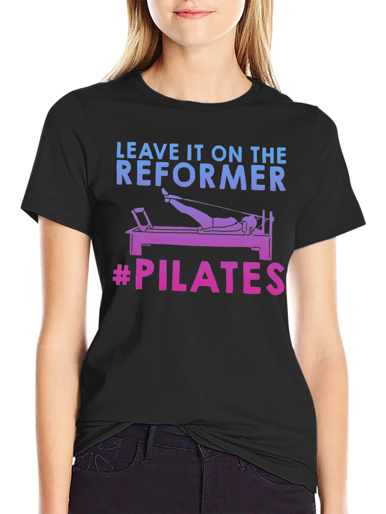 Pilates Reformer T-Shirt - Gym Workout Apparel