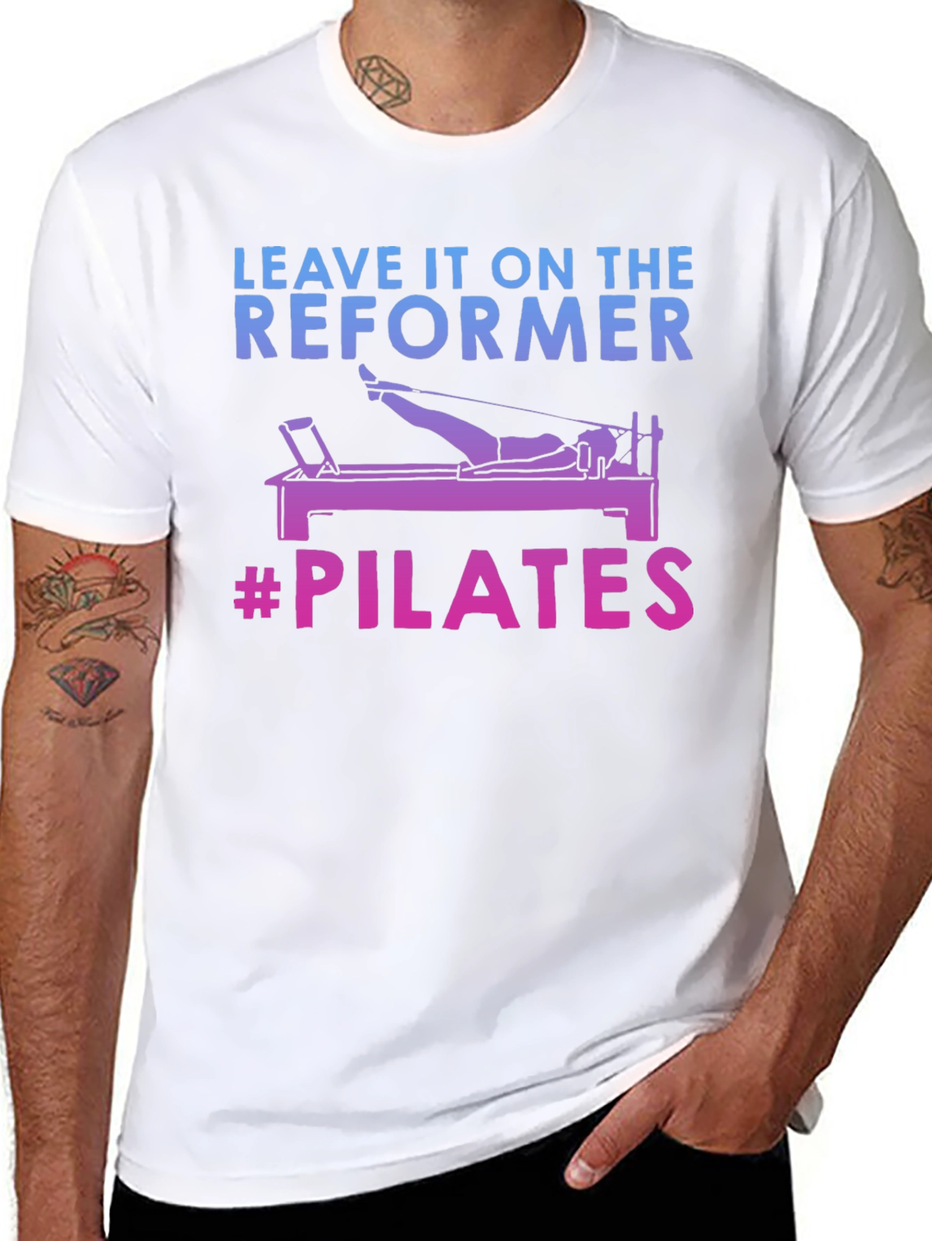 Pilates Reformer T-Shirt - Gym Workout Apparel