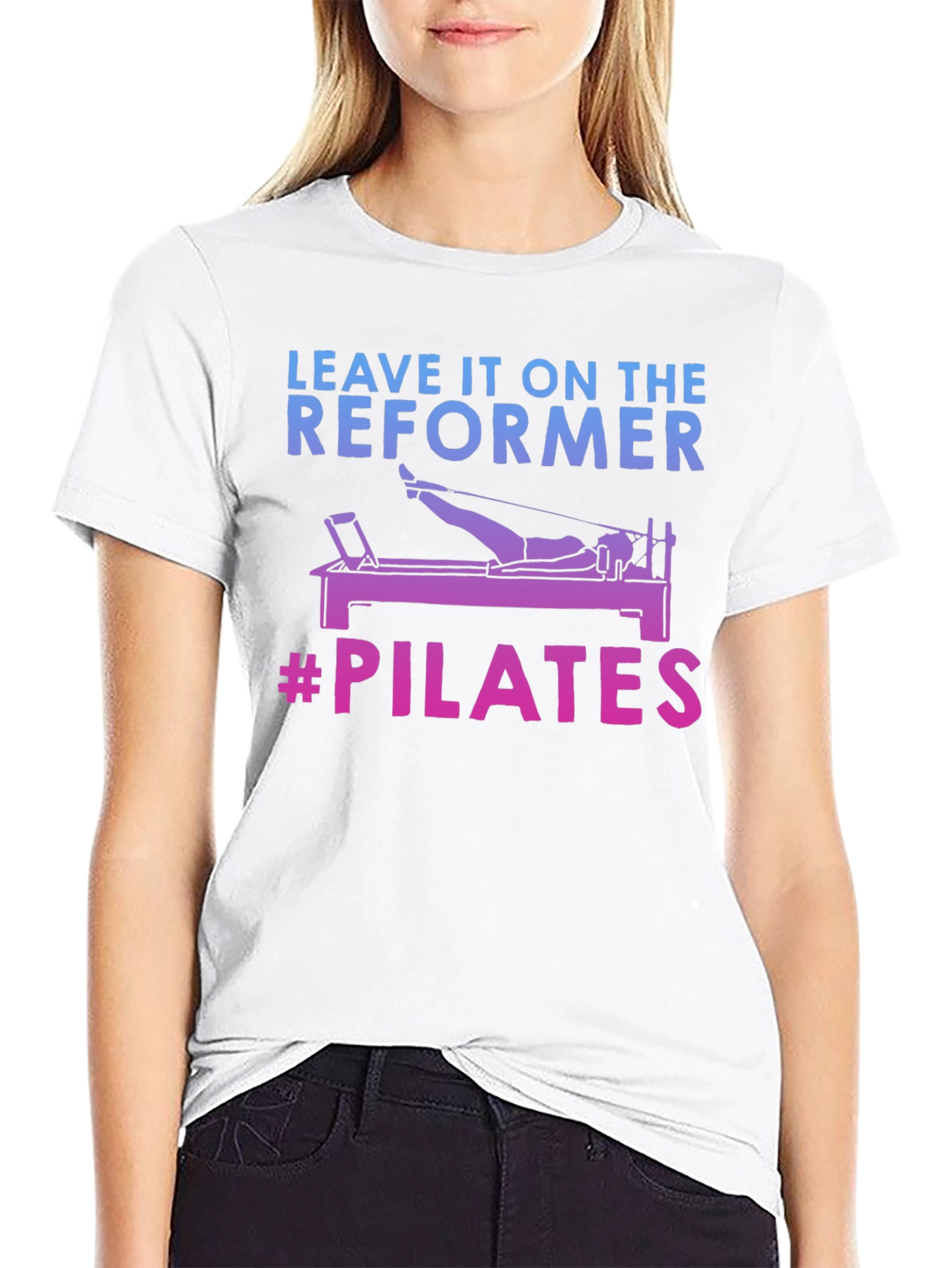 Pilates Reformer T-Shirt - Gym Workout Apparel