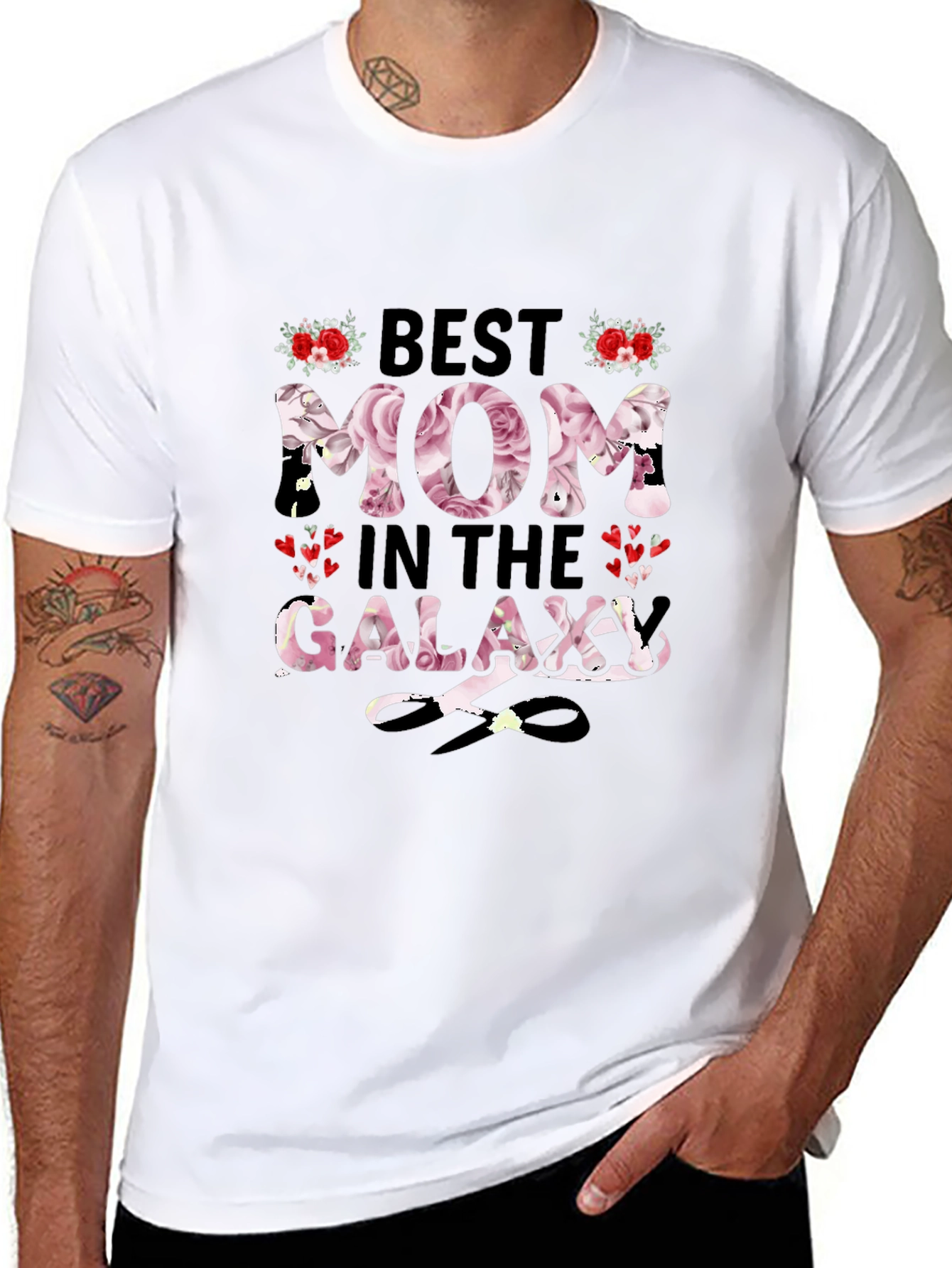 Best Mom in the Galaxy Graphic T-Shirt