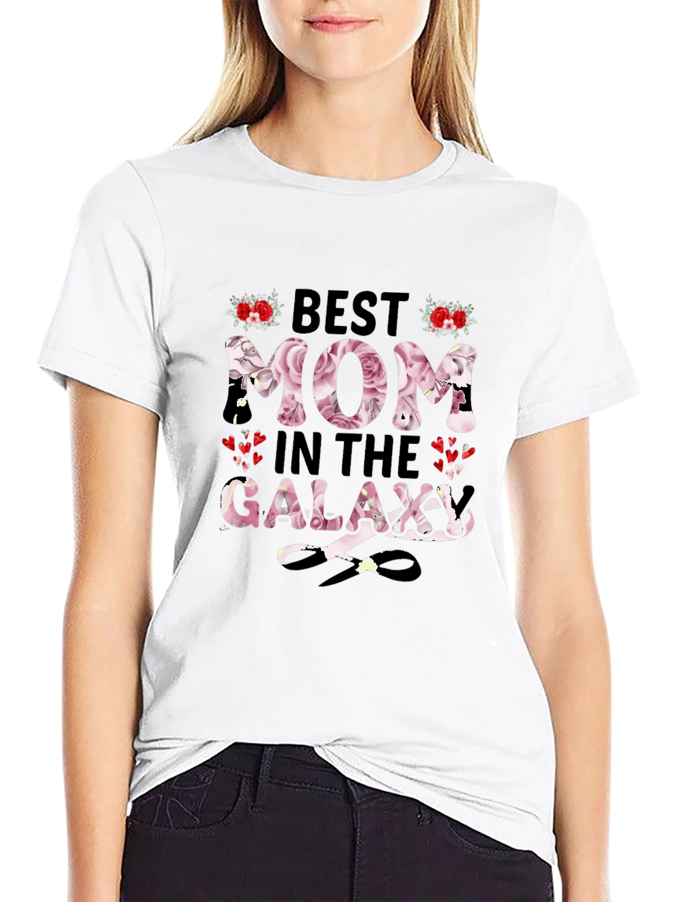 Best Mom in the Galaxy Graphic T-Shirt