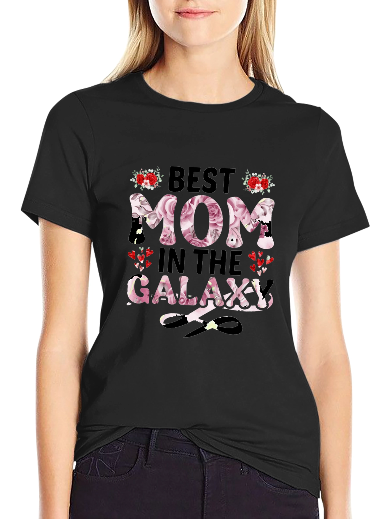 Best Mom in the Galaxy Graphic T-Shirt