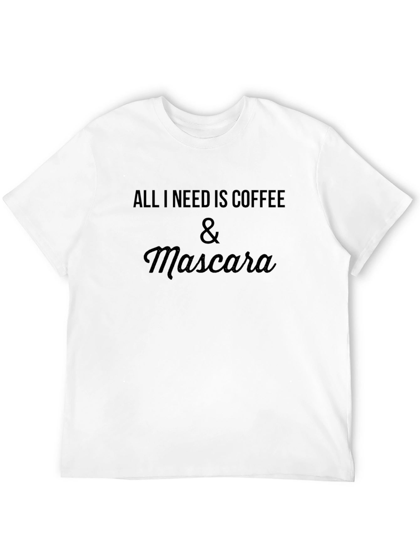 Coffee & Mascara Graphic Tee - Unisex Casual Top
