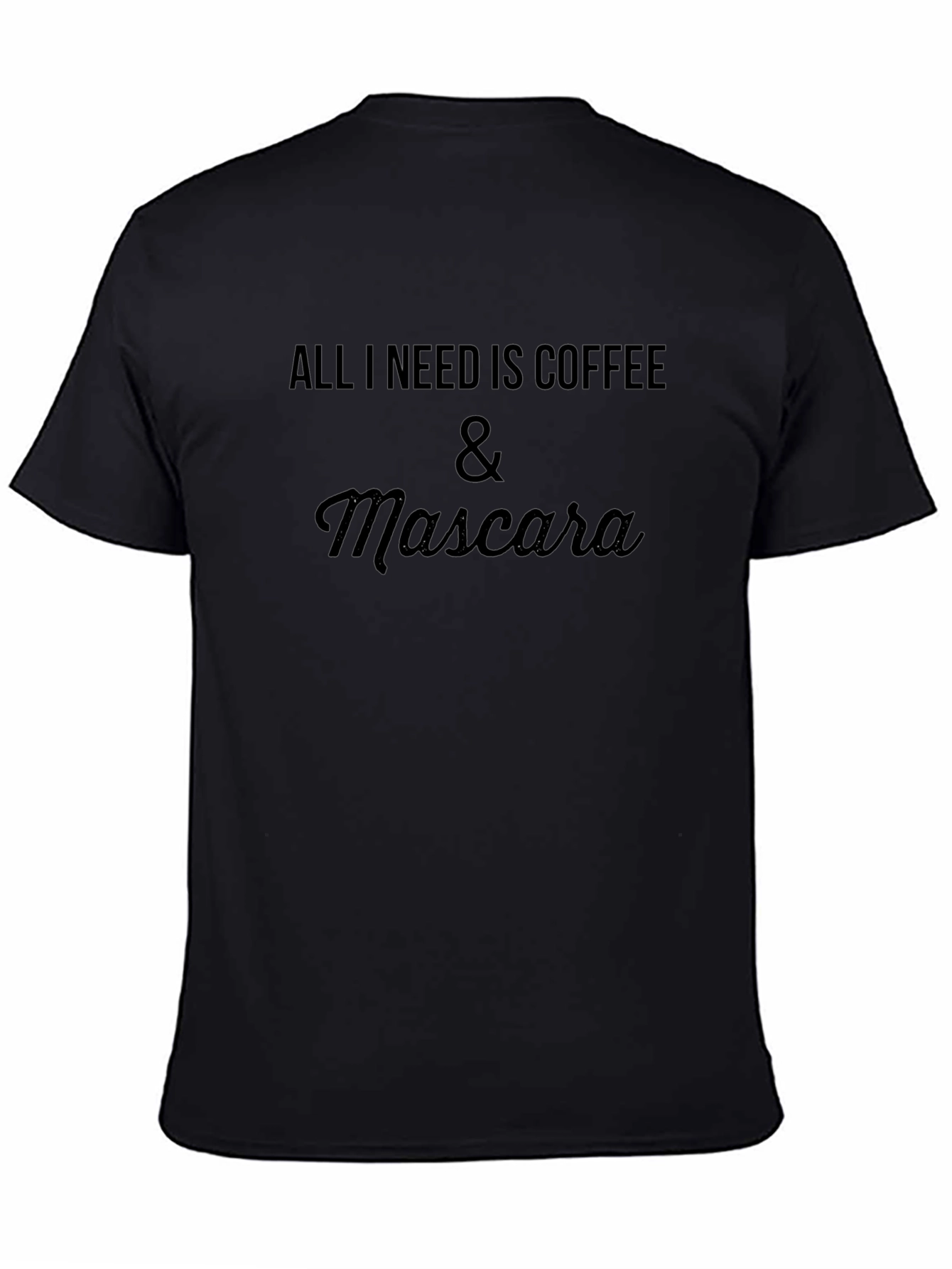 Coffee & Mascara Graphic Tee - Unisex Casual Top