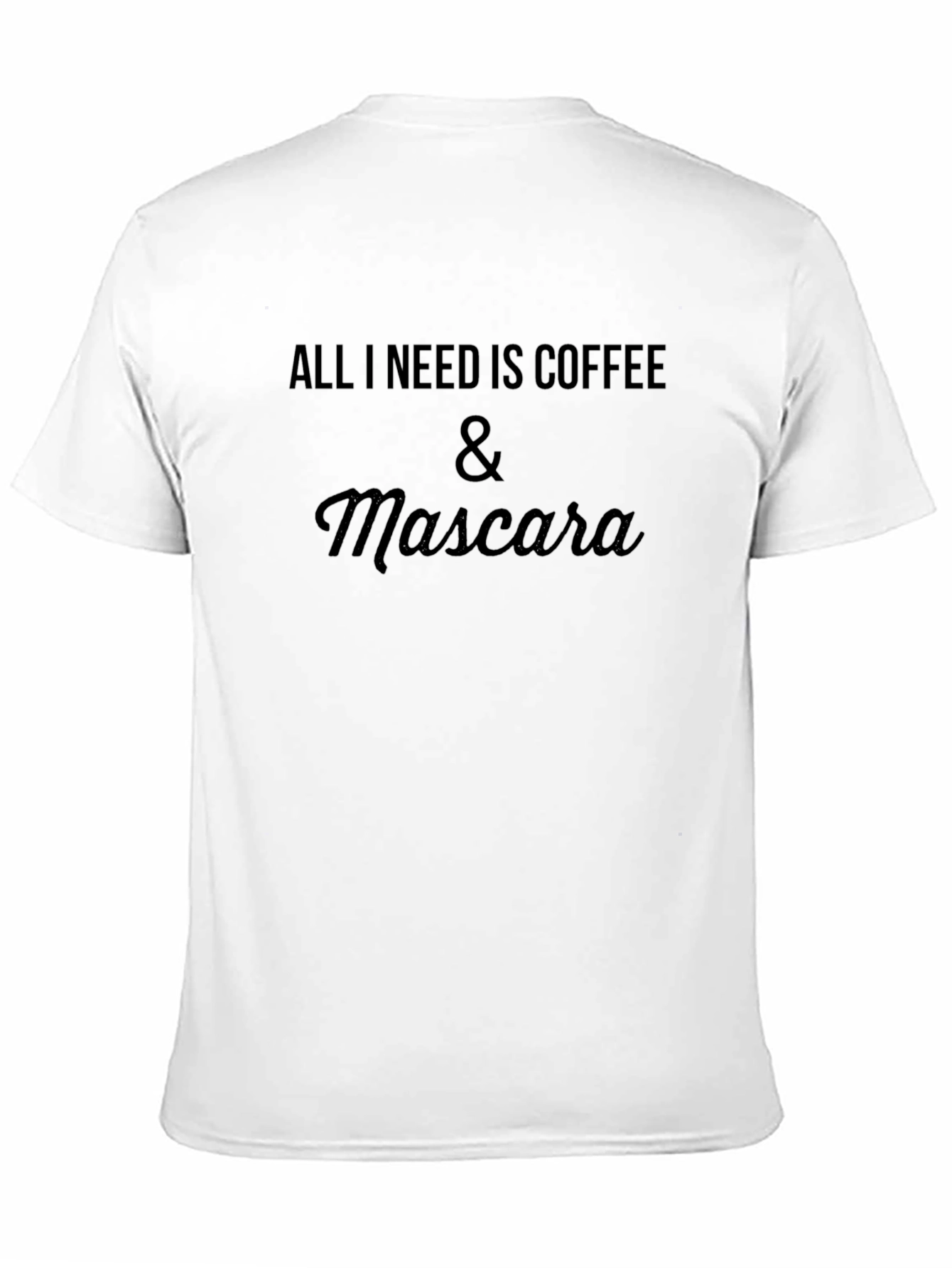 Coffee & Mascara Graphic Tee - Unisex Casual Top