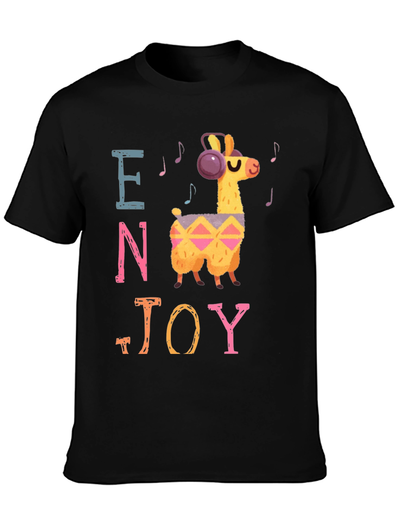 Enjoy Music Llama Graphic Tee