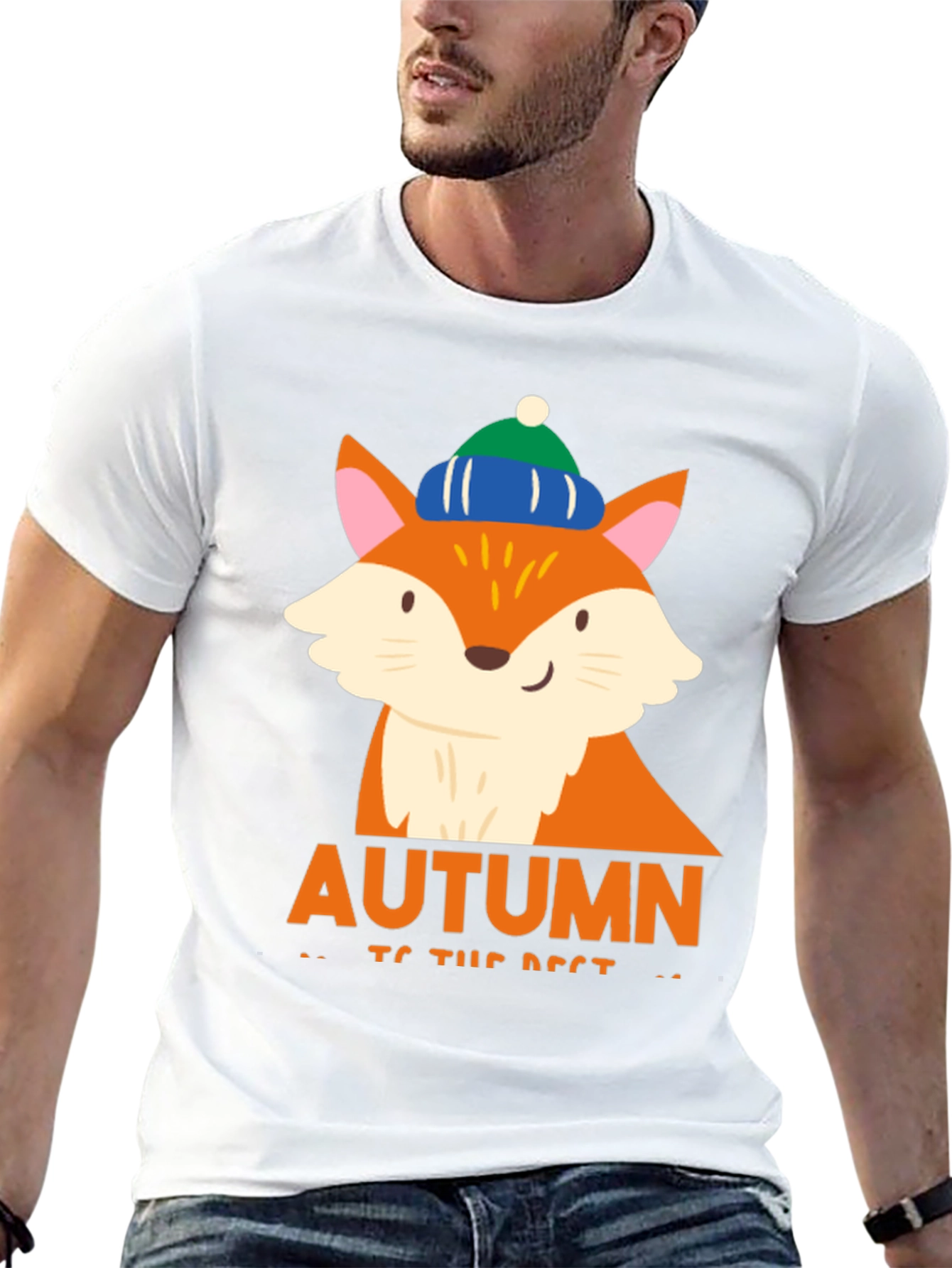 Autumn Fox Graphic Tee - Cozy Fall Vibes