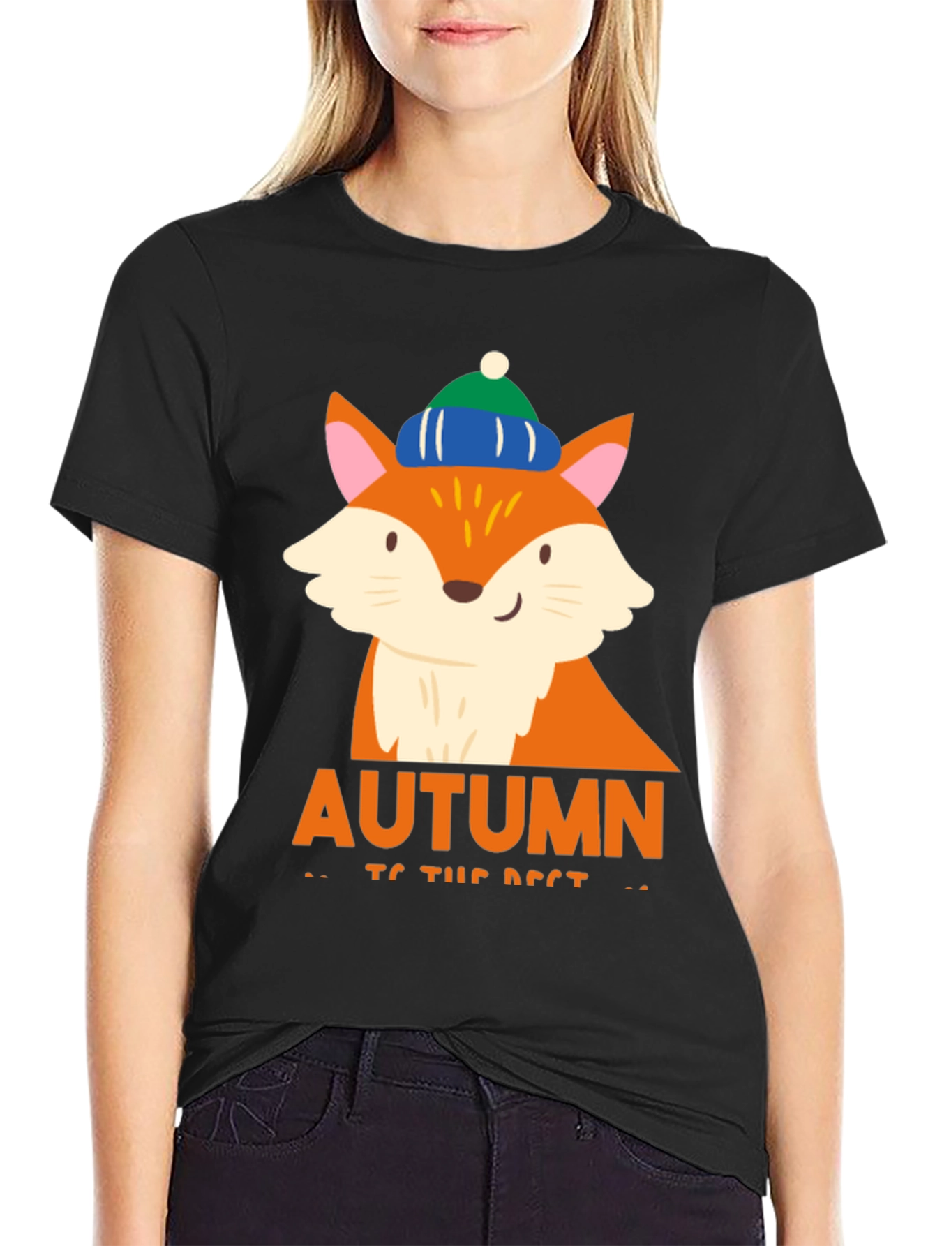 Autumn Fox Graphic Tee - Cozy Fall Vibes