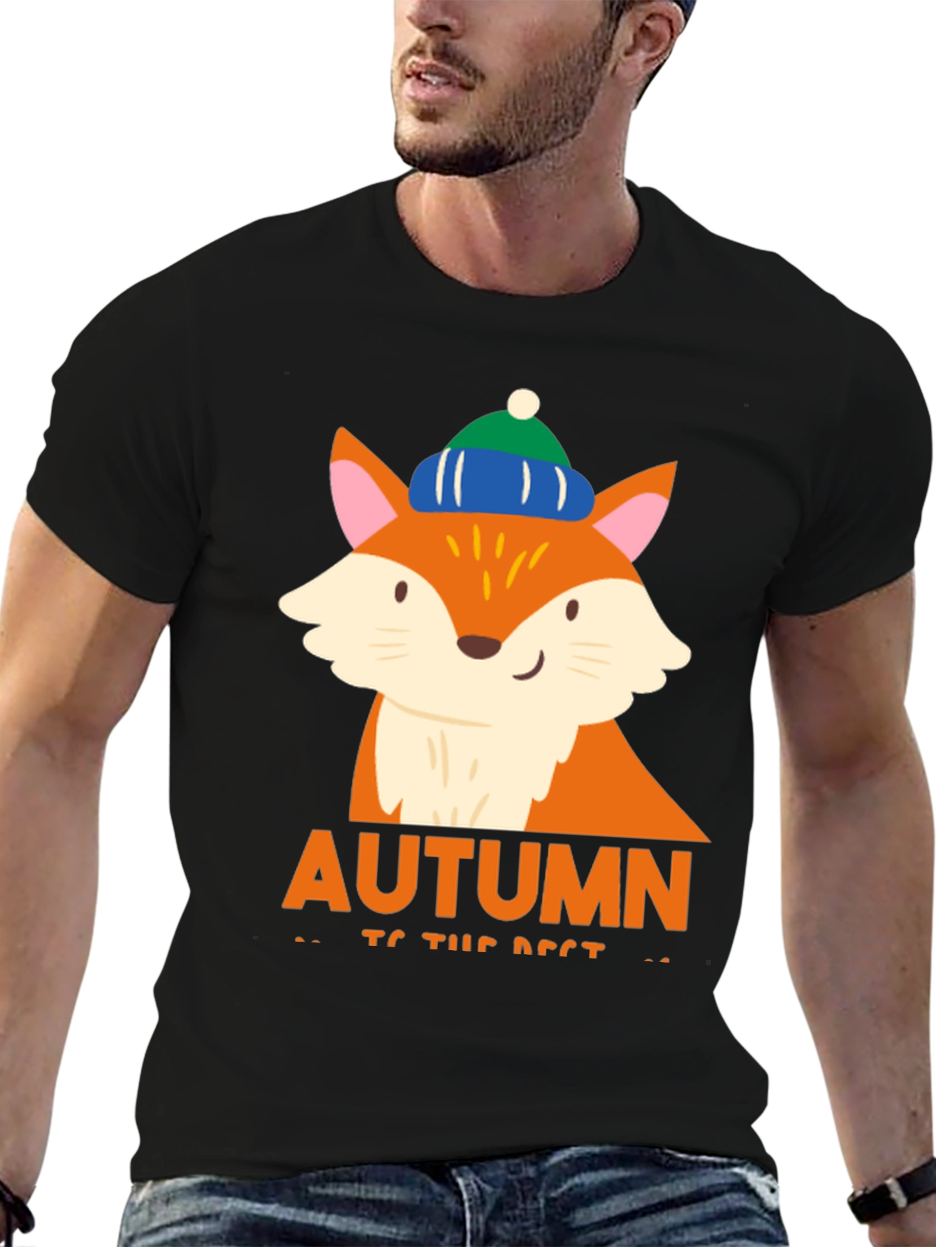 Autumn Fox Graphic Tee - Cozy Fall Vibes