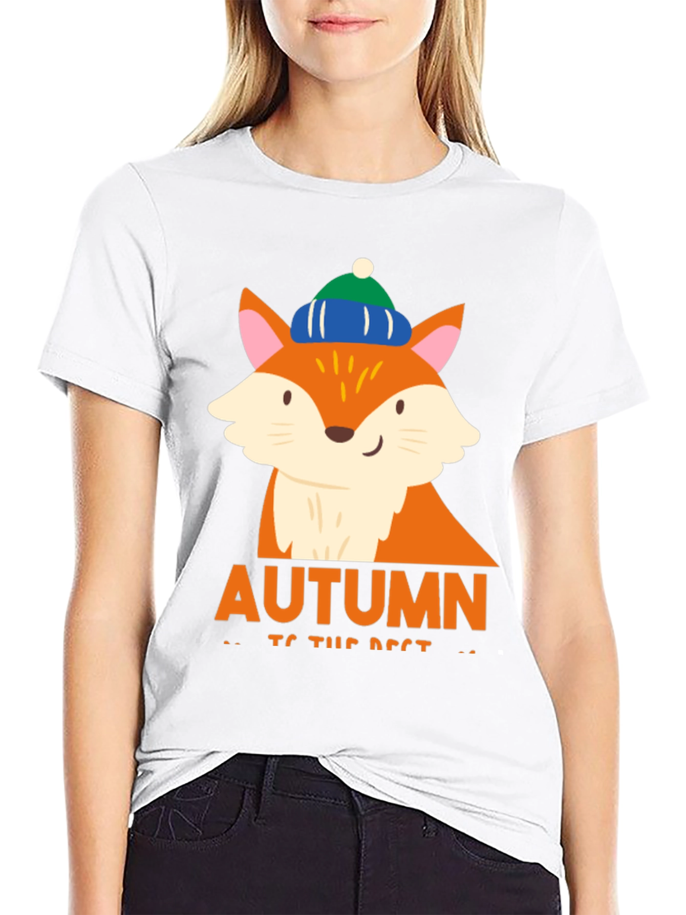 Autumn Fox Graphic Tee - Cozy Fall Vibes