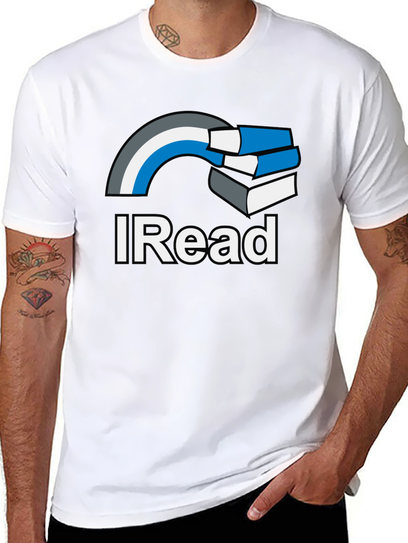 IRead T-Shirt - Book Lover Apparel