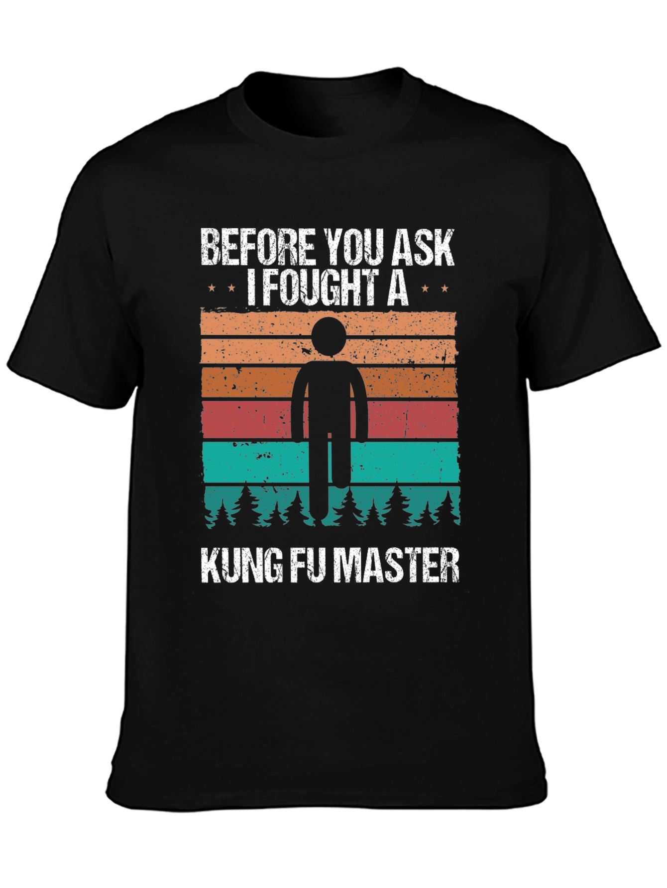 Kung Fu Master Amputee Humor T-Shirt