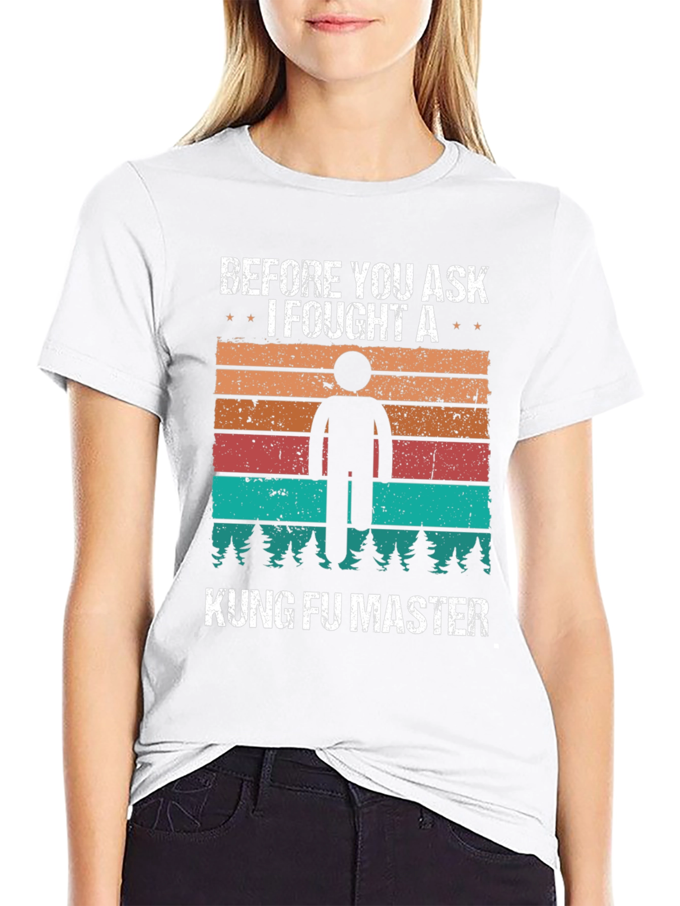 Kung Fu Master Amputee Humor T-Shirt
