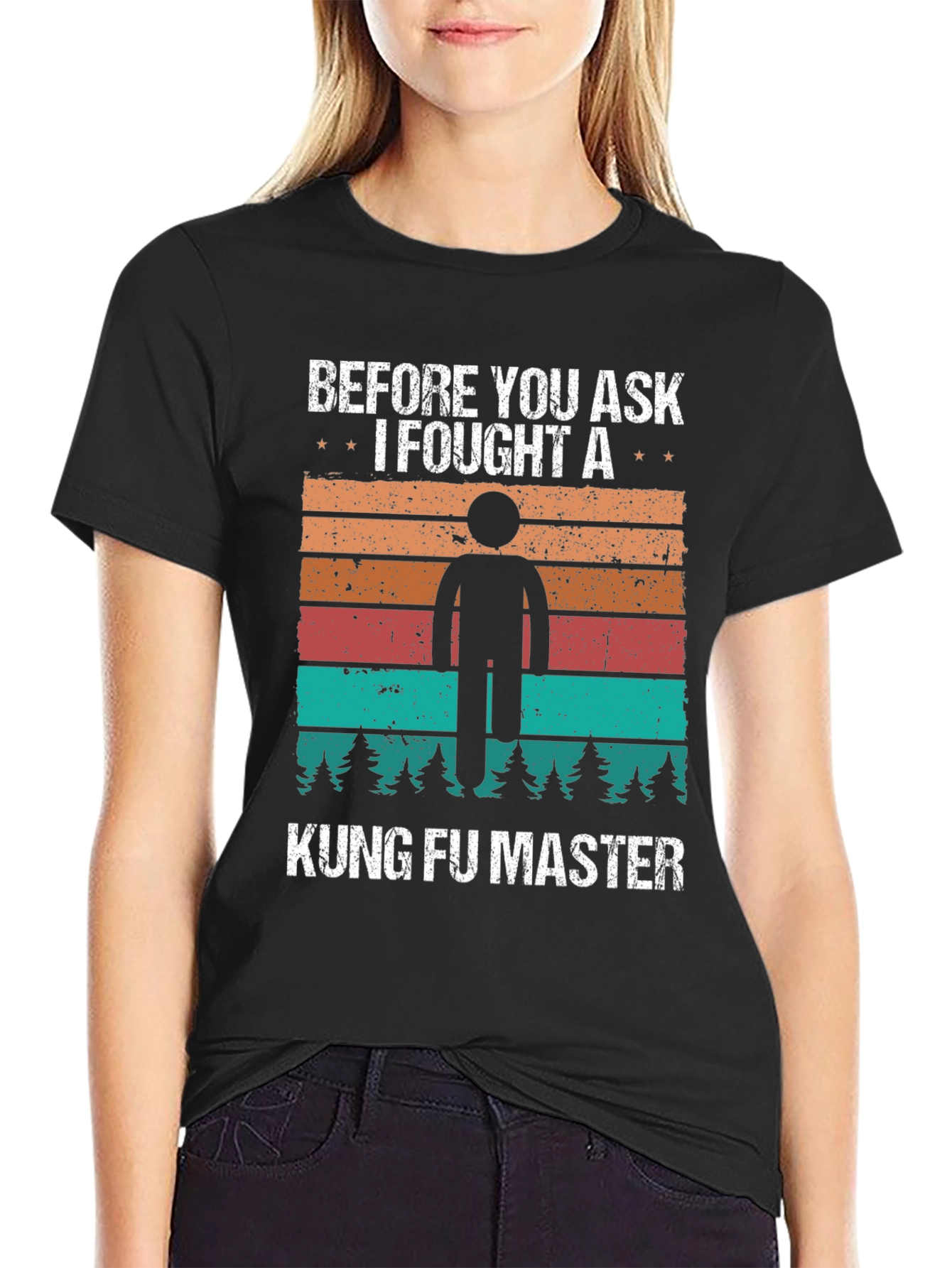 Kung Fu Master Amputee Humor T-Shirt