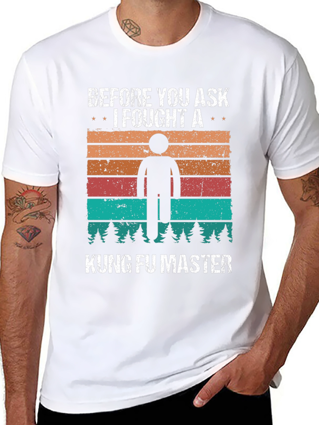 Kung Fu Master Amputee Humor T-Shirt