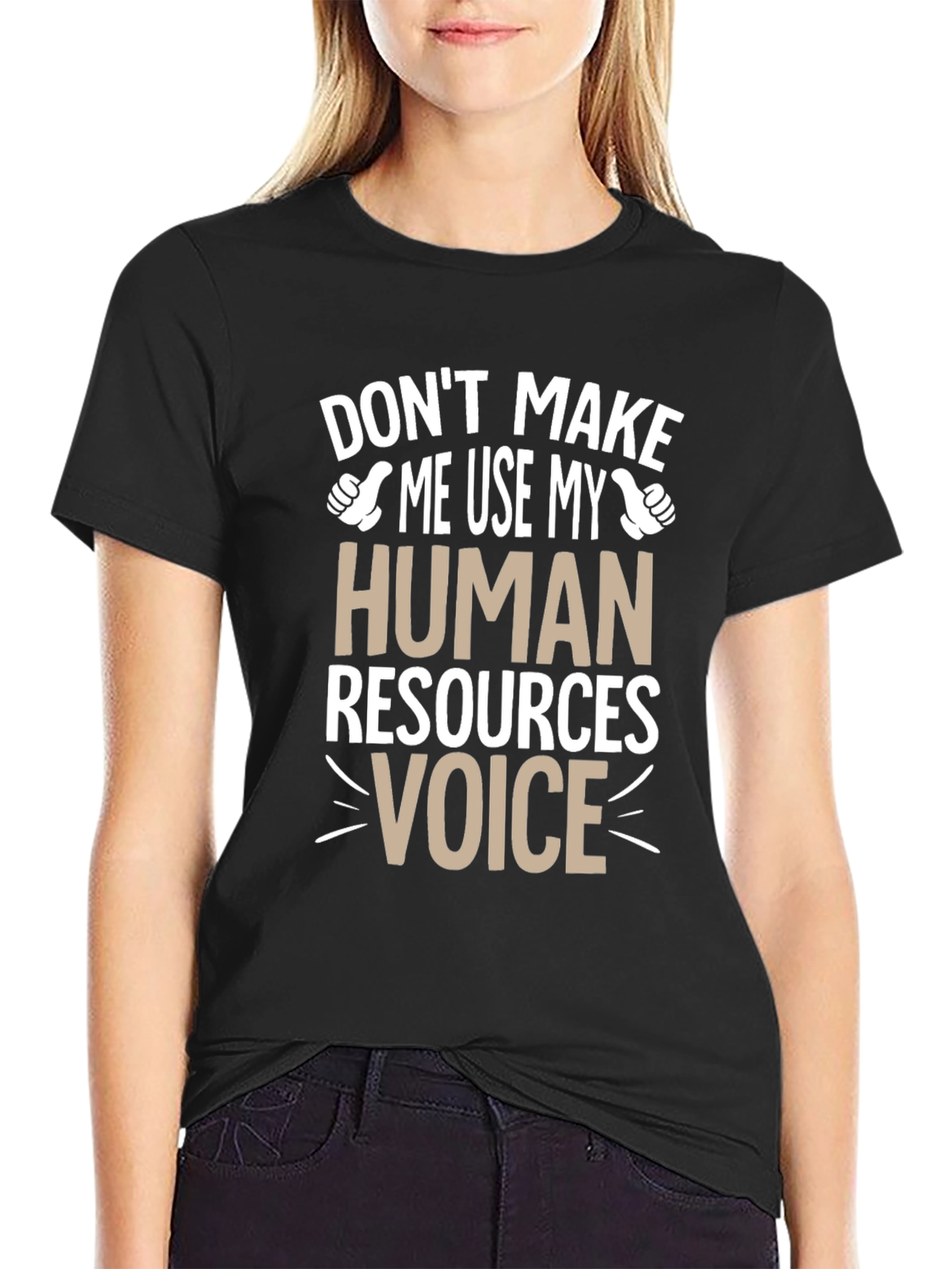 Funny Human Resources T-Shirt - HR Voice Tee