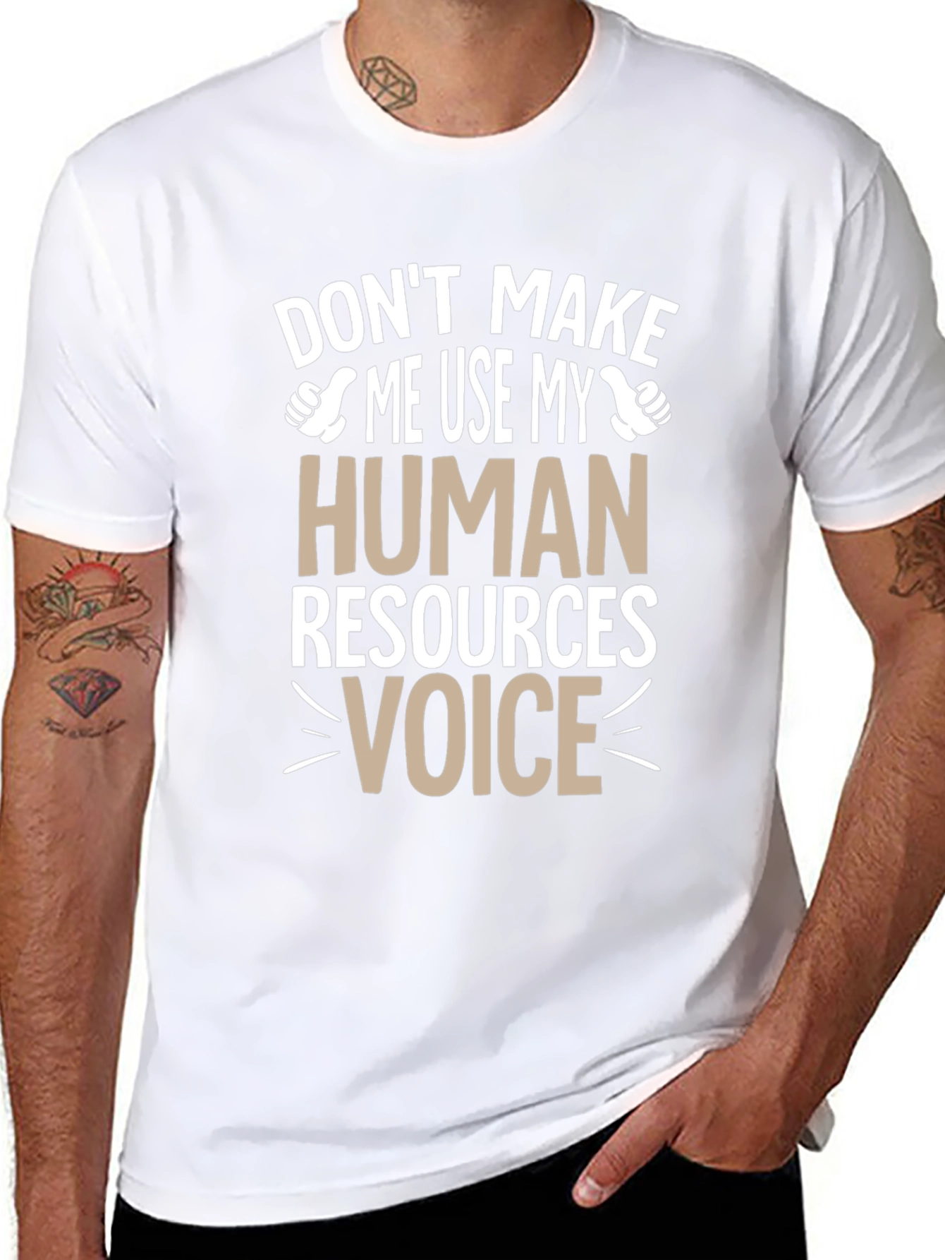 Funny Human Resources T-Shirt - HR Voice Tee