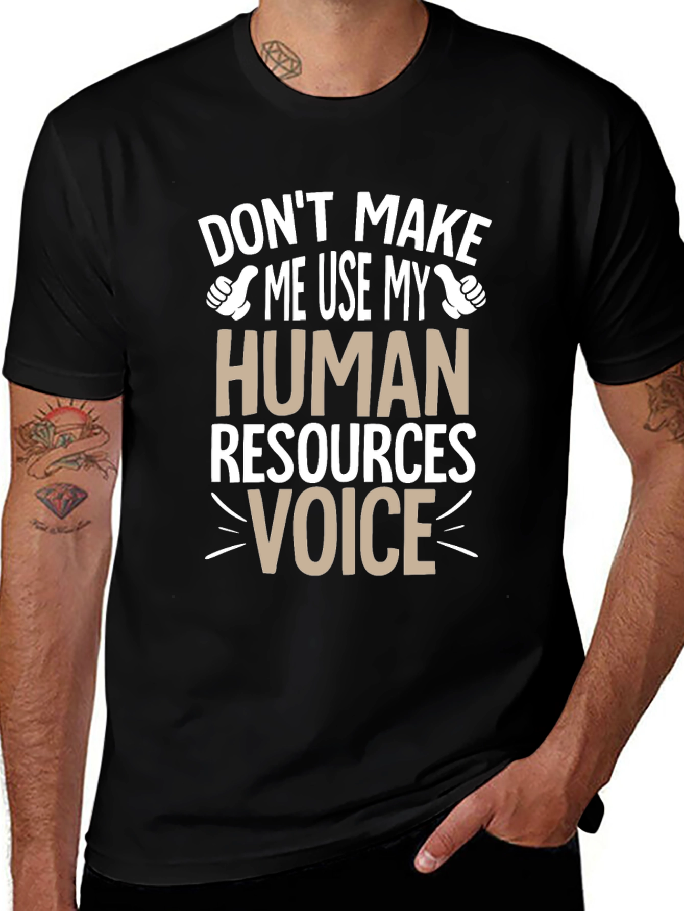 Funny Human Resources T-Shirt - HR Voice Tee