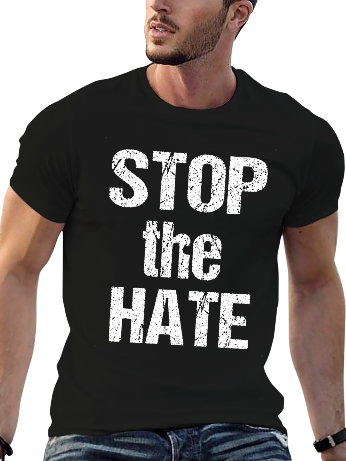 Stop the Hate Graphic Tee - Anti-Bullying Shirt