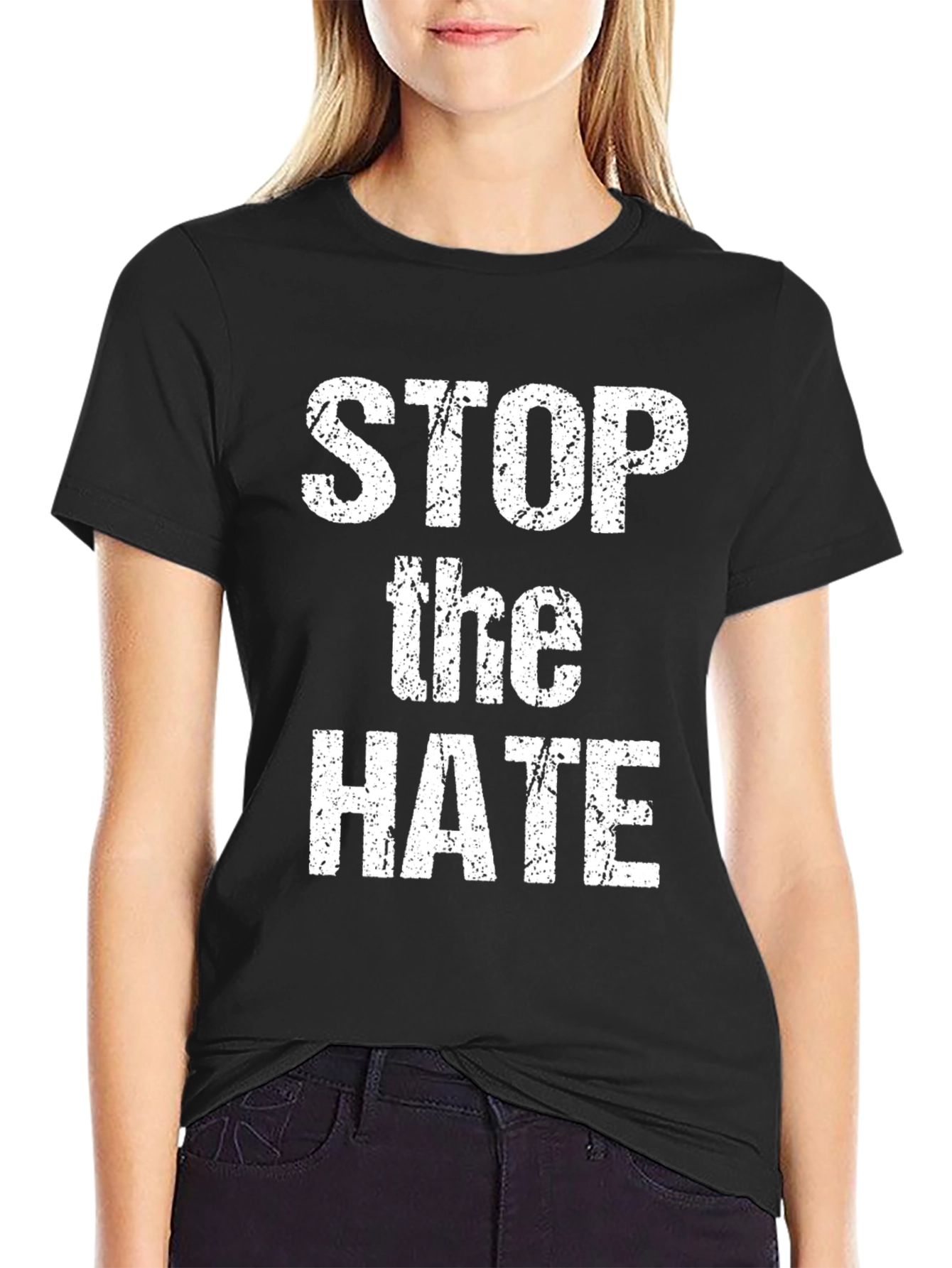 Stop the Hate Graphic Tee - Anti-Bullying Shirt