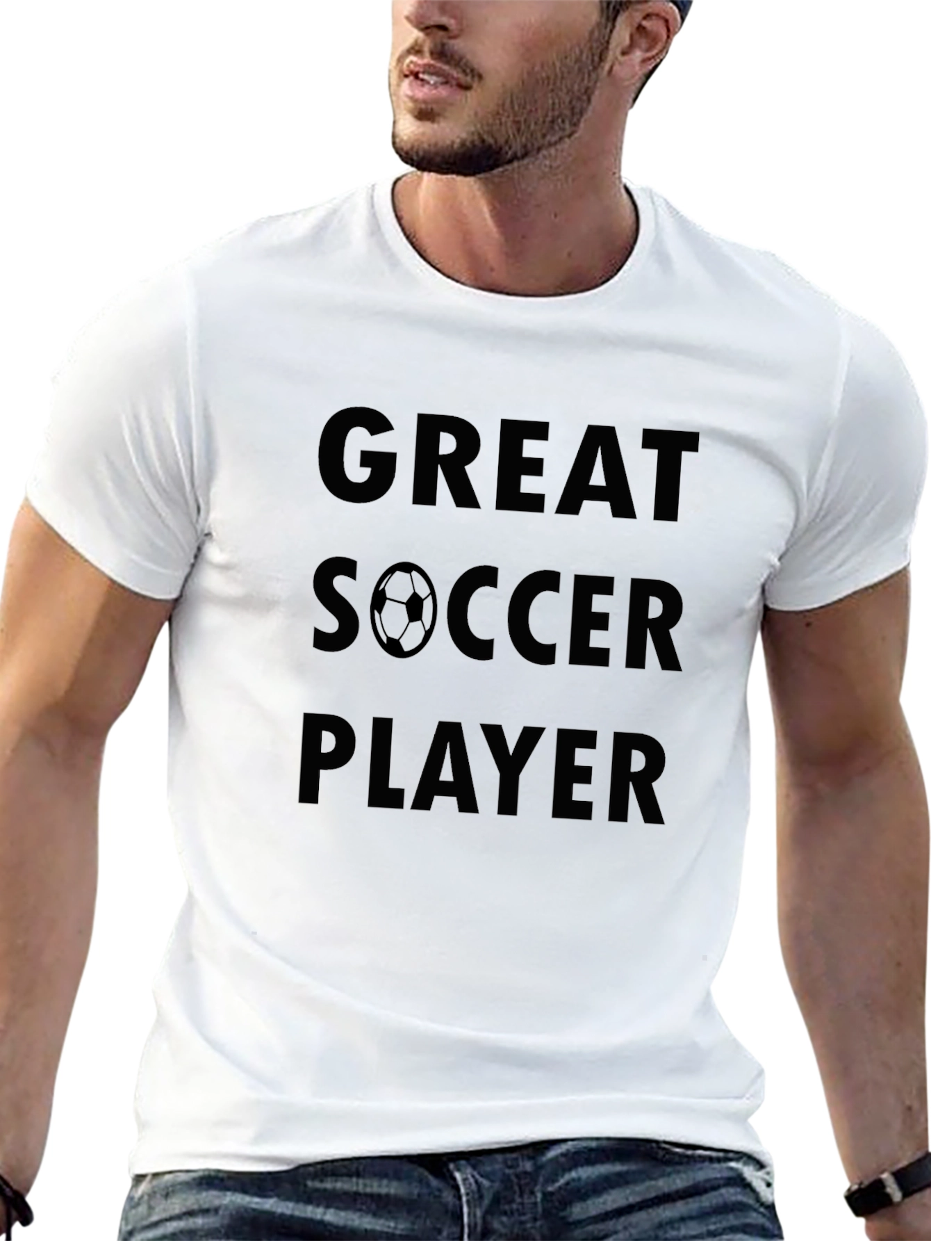 Great Soccer Player T-Shirt - Black Tee