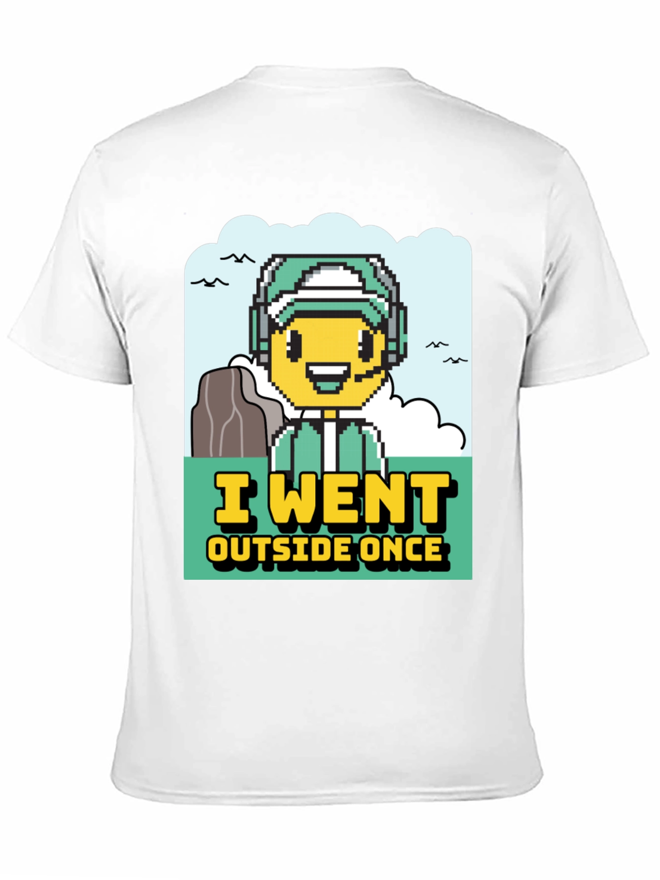 I Went Outside Once Gamer Graphic T-Shirt