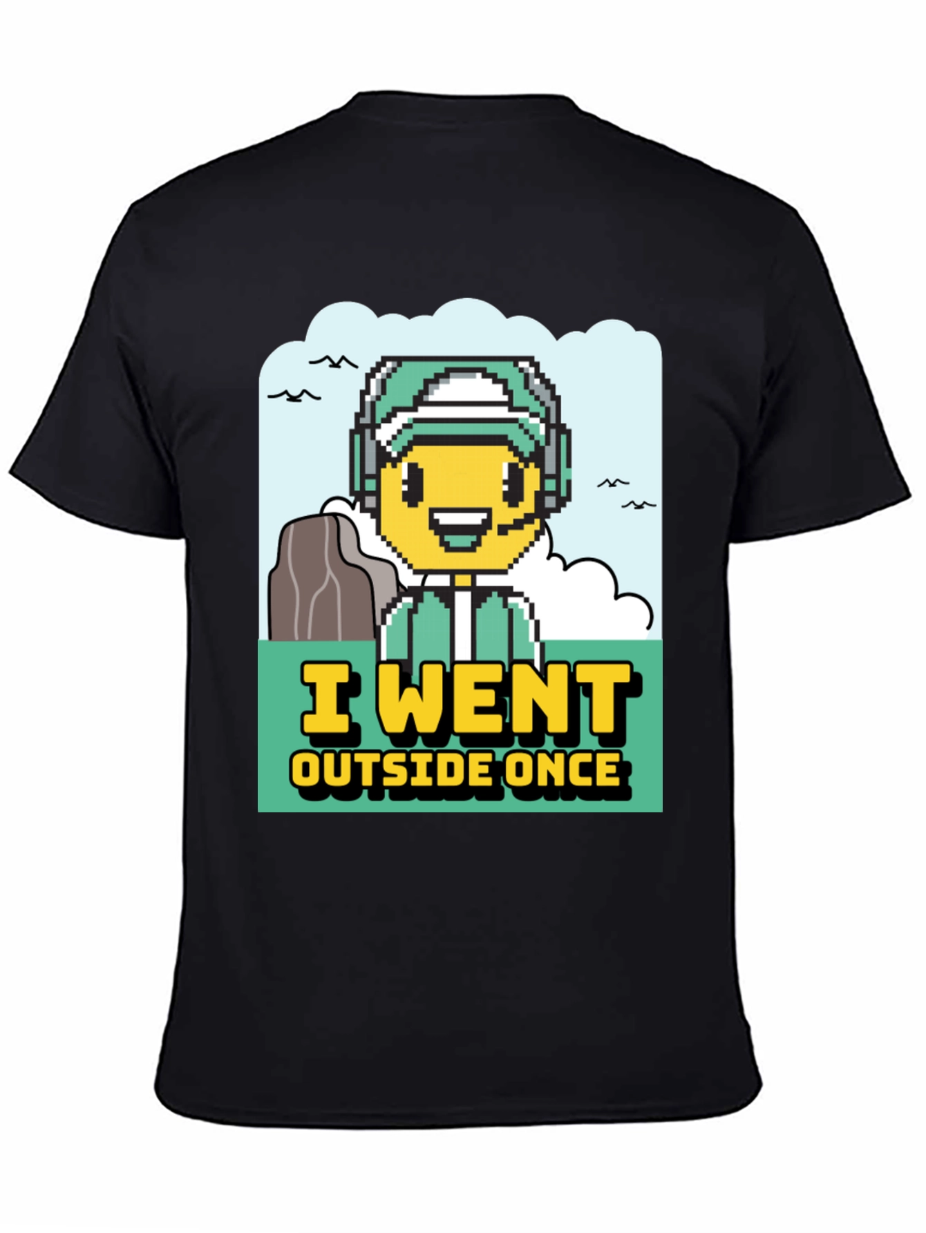 I Went Outside Once Gamer Graphic T-Shirt