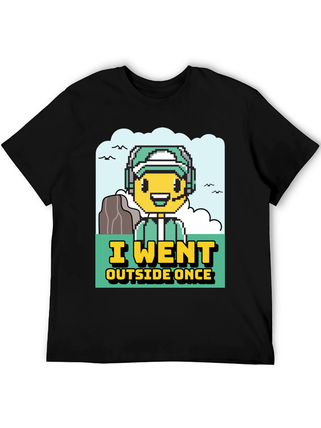 I Went Outside Once Gamer Graphic T-Shirt